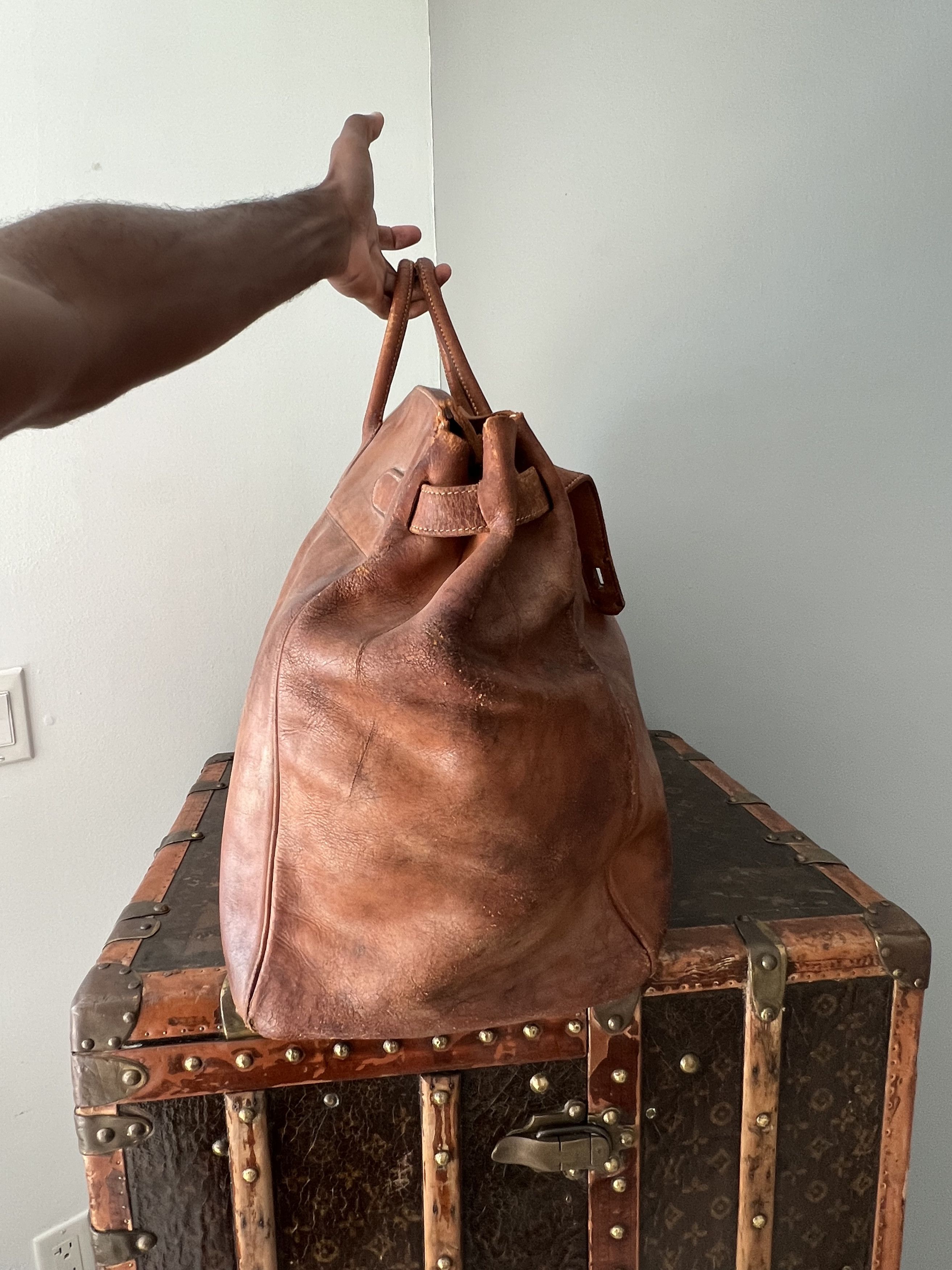 Hermes Vintage Haut à Courroies - BEAT UP BIRKIN BAG Size ONE SIZE - 6 Thumbnail