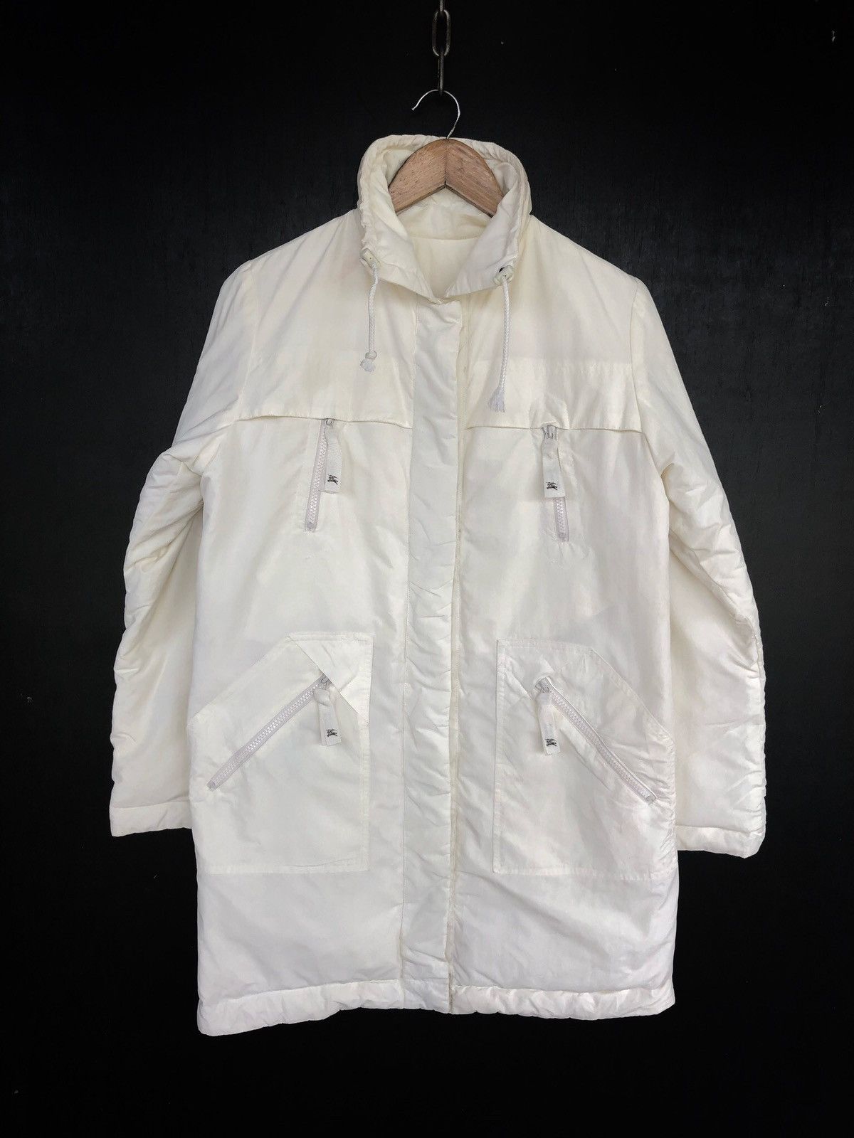 OG Burberry Blue Label Puffer Down Long Jacket