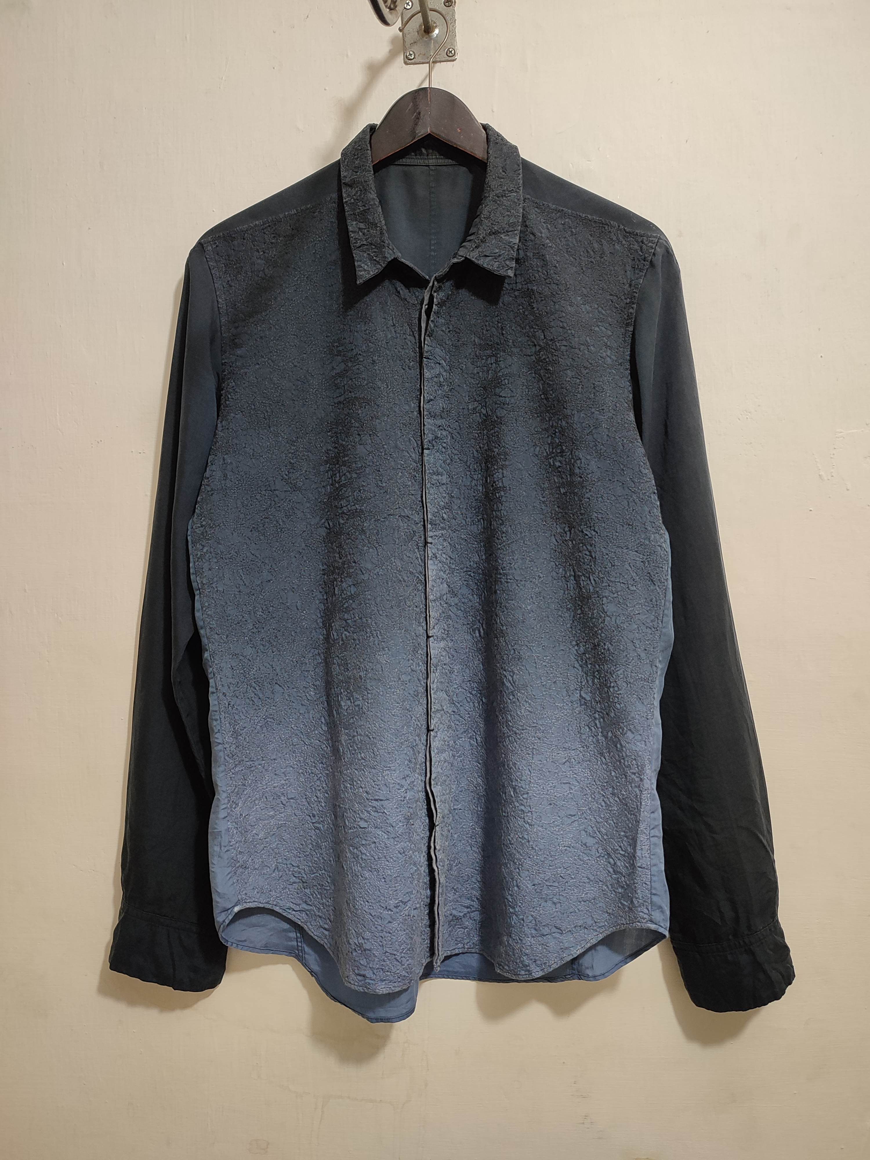 image of Avant Garde x The Viridi Anne $725 Retail The Viridi Anne Polynosic Dyed Shirt, Men's (Size Medium)
