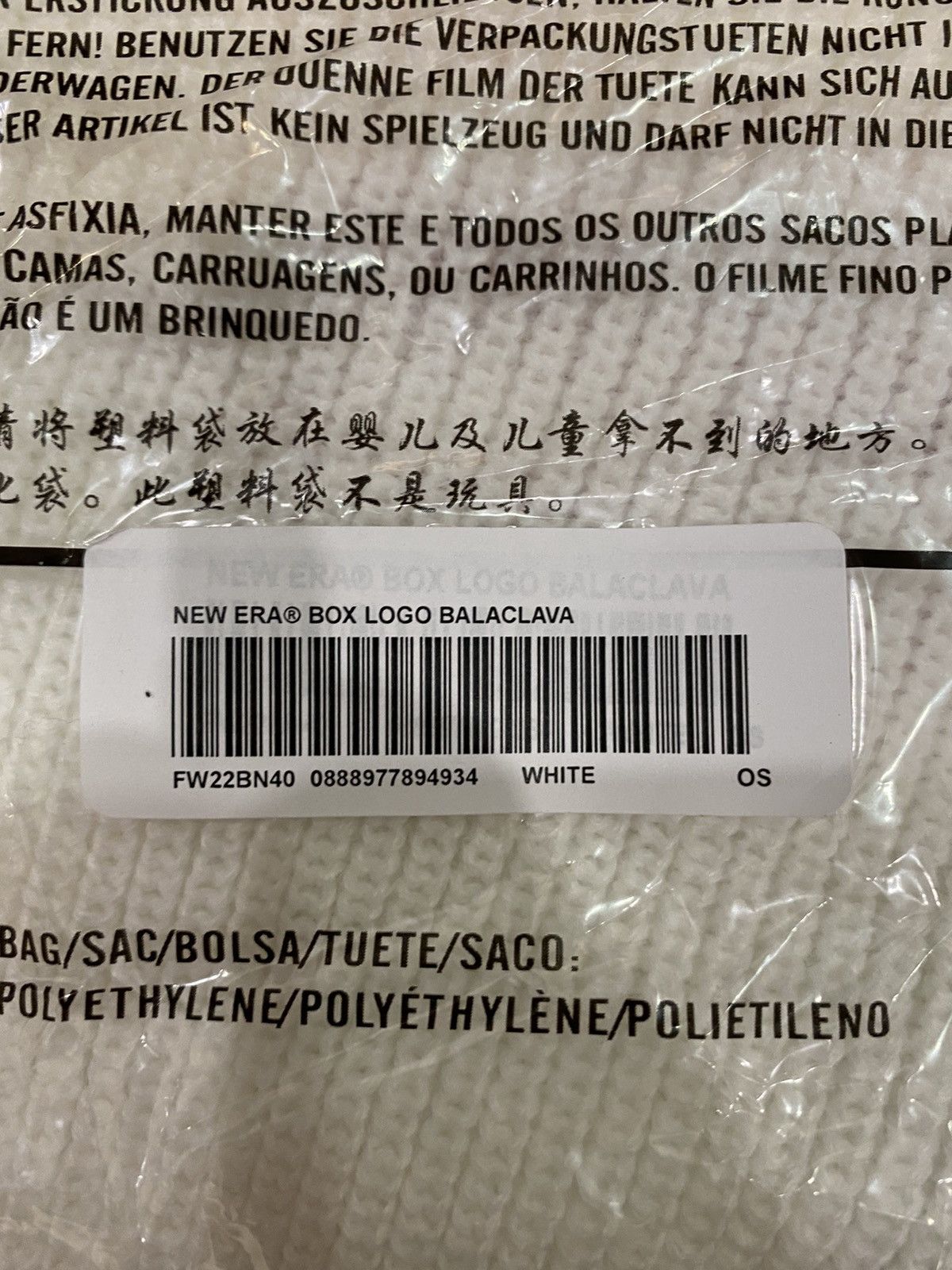 Supreme Supreme New Era Box Logo Balaclava White Size ONE SIZE - 4 Thumbnail