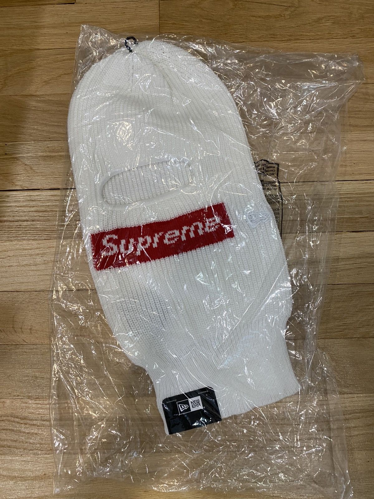 Supreme Supreme New Era Box Logo Balaclava White Size ONE SIZE - 2 Thumbnail