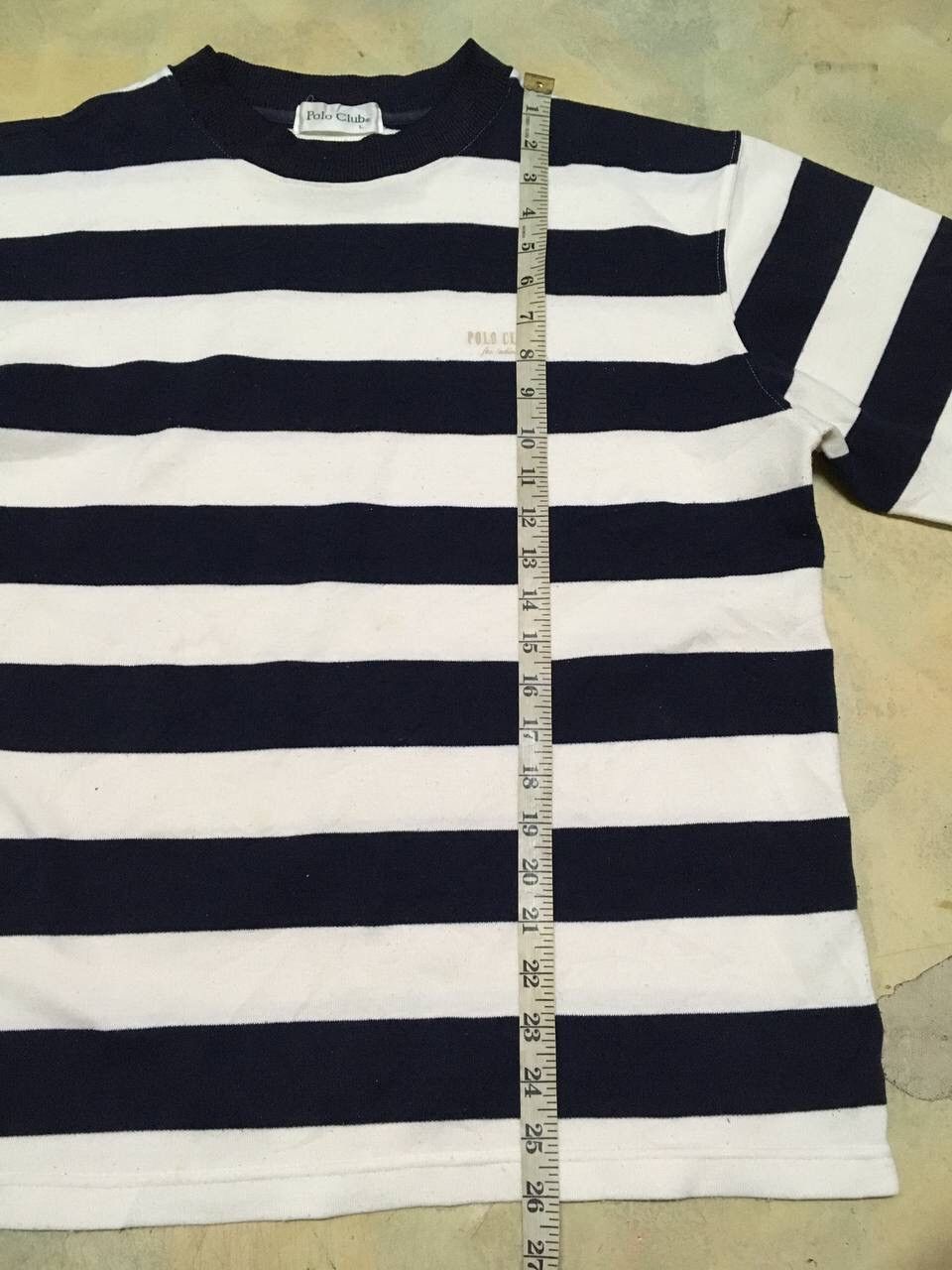 Beverly Hills Polo Club Polo Club Black and White Stripe Sweatshirt Size US L / EU 52-54 / 3 - 6 Thumbnail