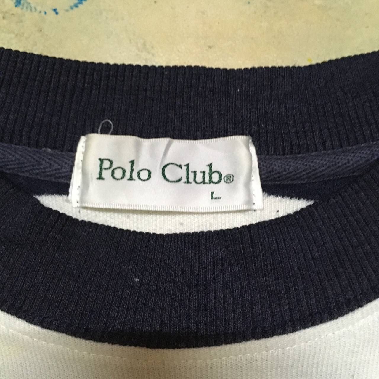 Beverly Hills Polo Club Polo Club Black and White Stripe Sweatshirt Size US L / EU 52-54 / 3 - 3 Thumbnail