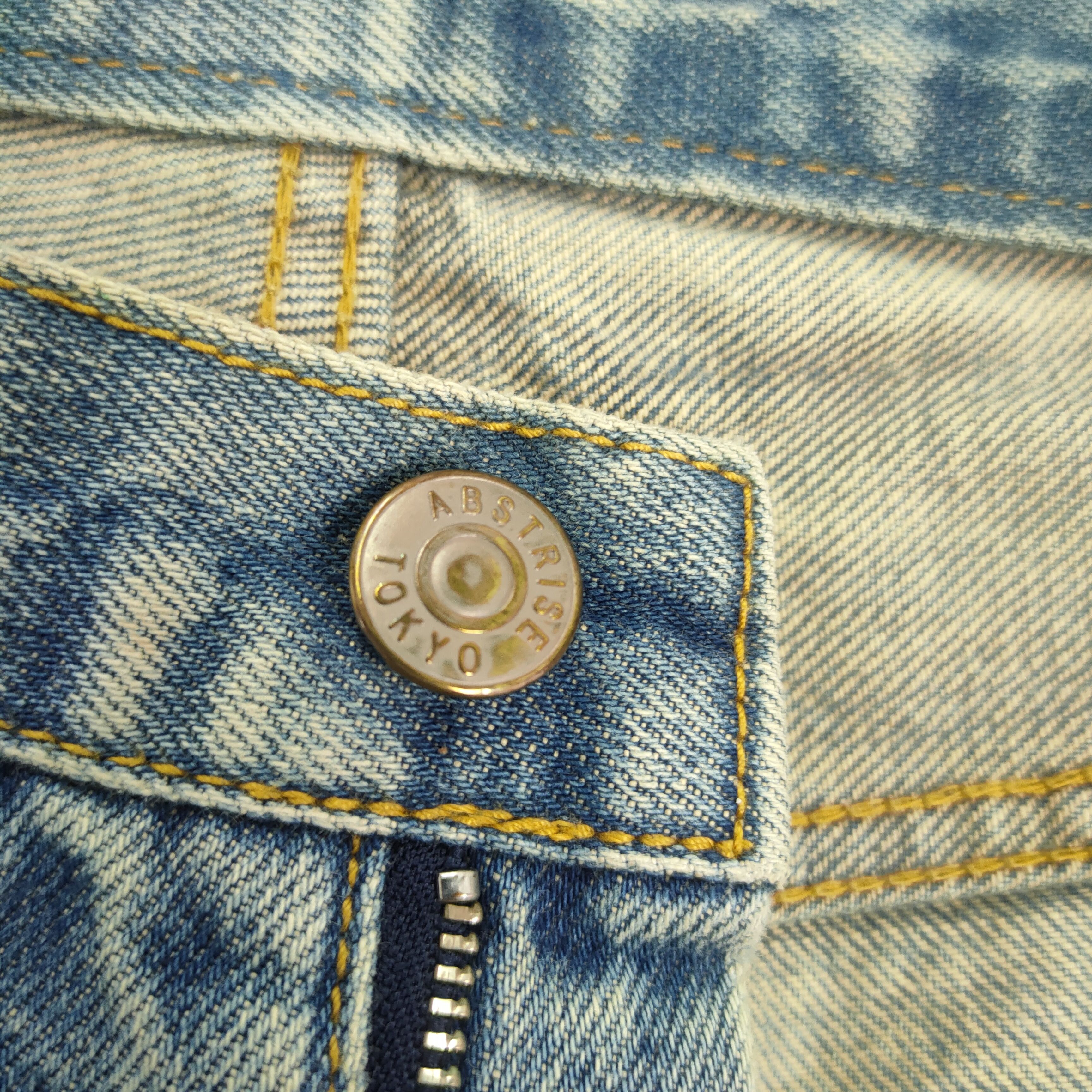Japanese Brand × Vintage VINTAGE ABSTRISE FADED JEANS DENIM PANTS Size US 36 / EU 52 - 7 Thumbnail