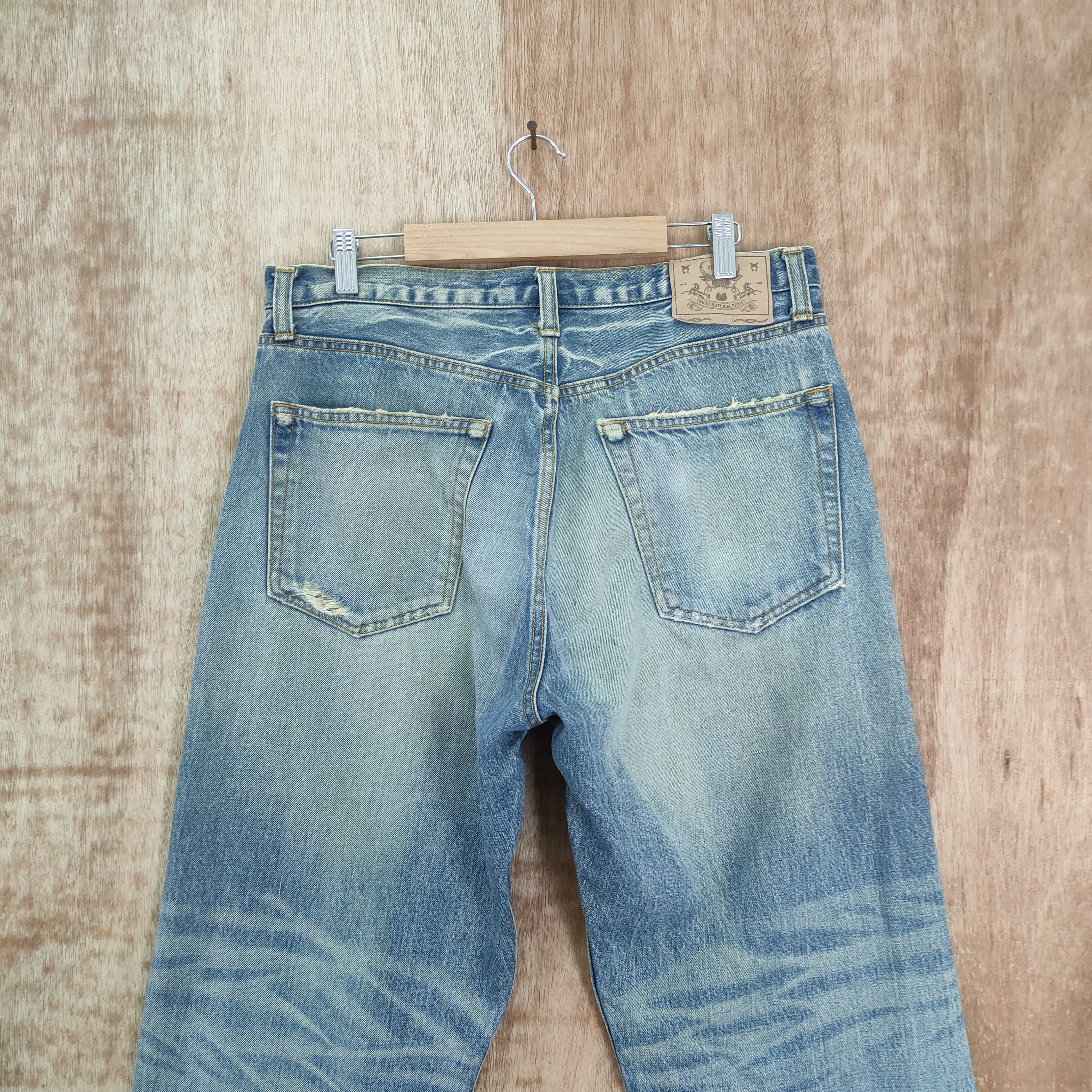 Japanese Brand × Vintage VINTAGE ABSTRISE FADED JEANS DENIM PANTS Size US 36 / EU 52 - 5 Thumbnail