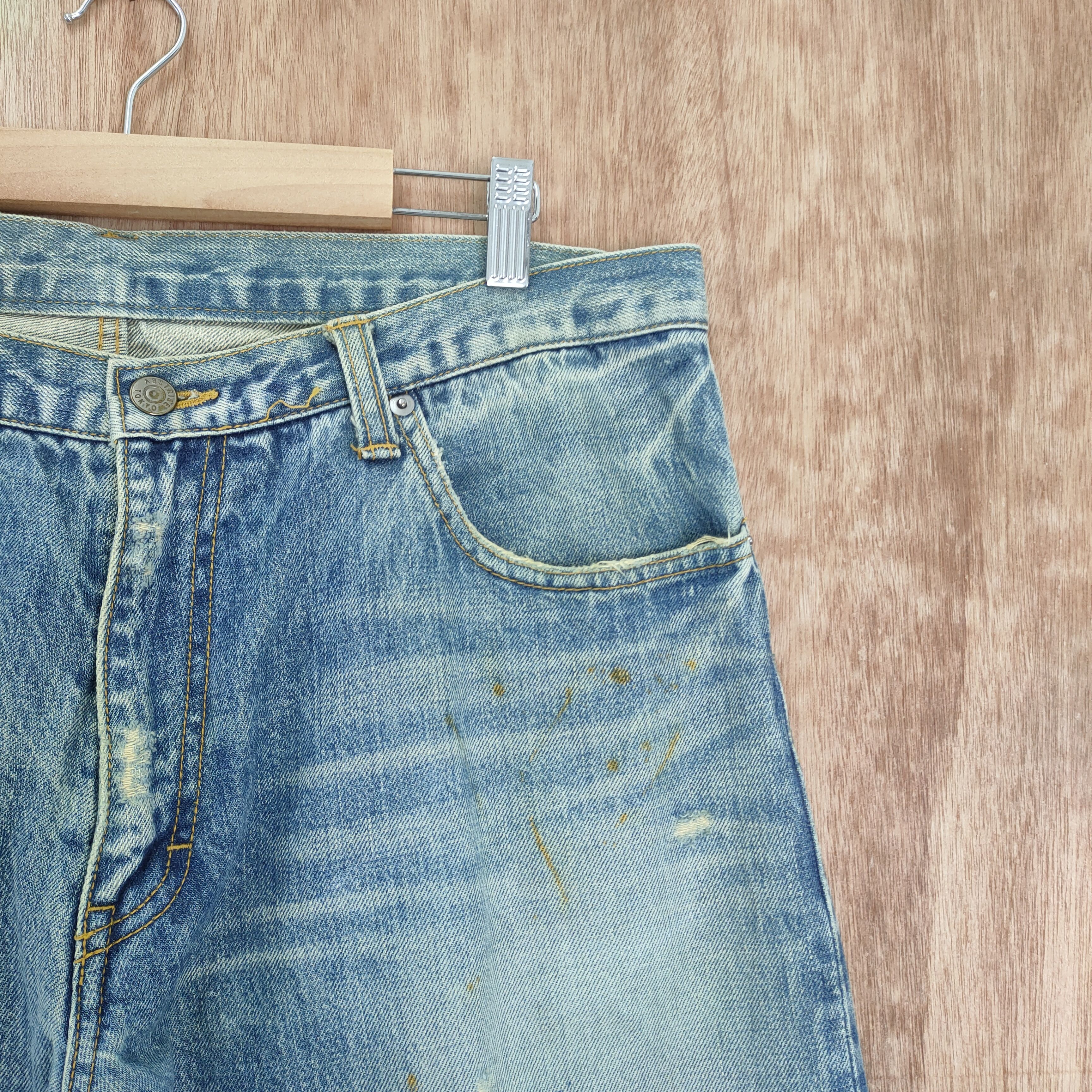 Japanese Brand × Vintage VINTAGE ABSTRISE FADED JEANS DENIM PANTS Size US 36 / EU 52 - 10 Thumbnail
