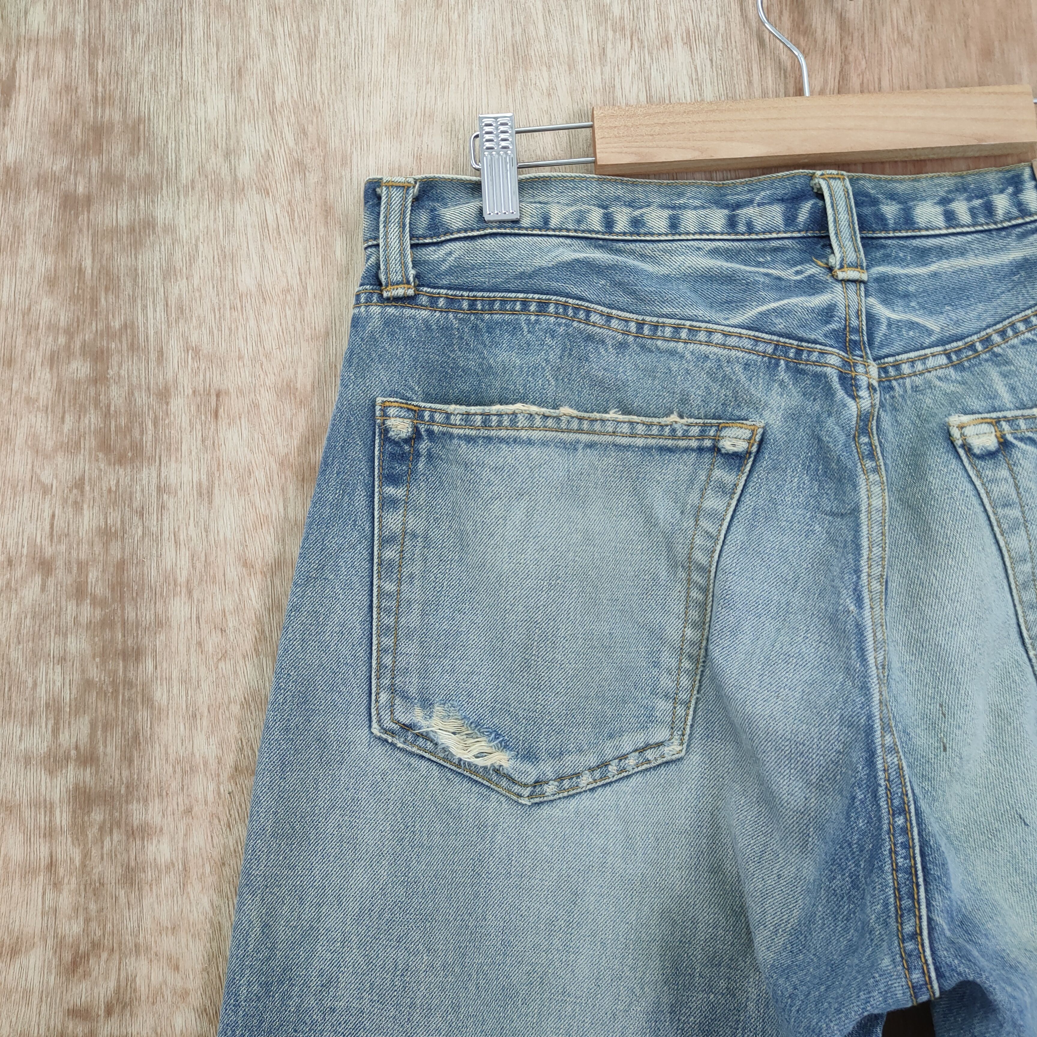 Japanese Brand × Vintage VINTAGE ABSTRISE FADED JEANS DENIM PANTS Size US 36 / EU 52 - 14 Thumbnail