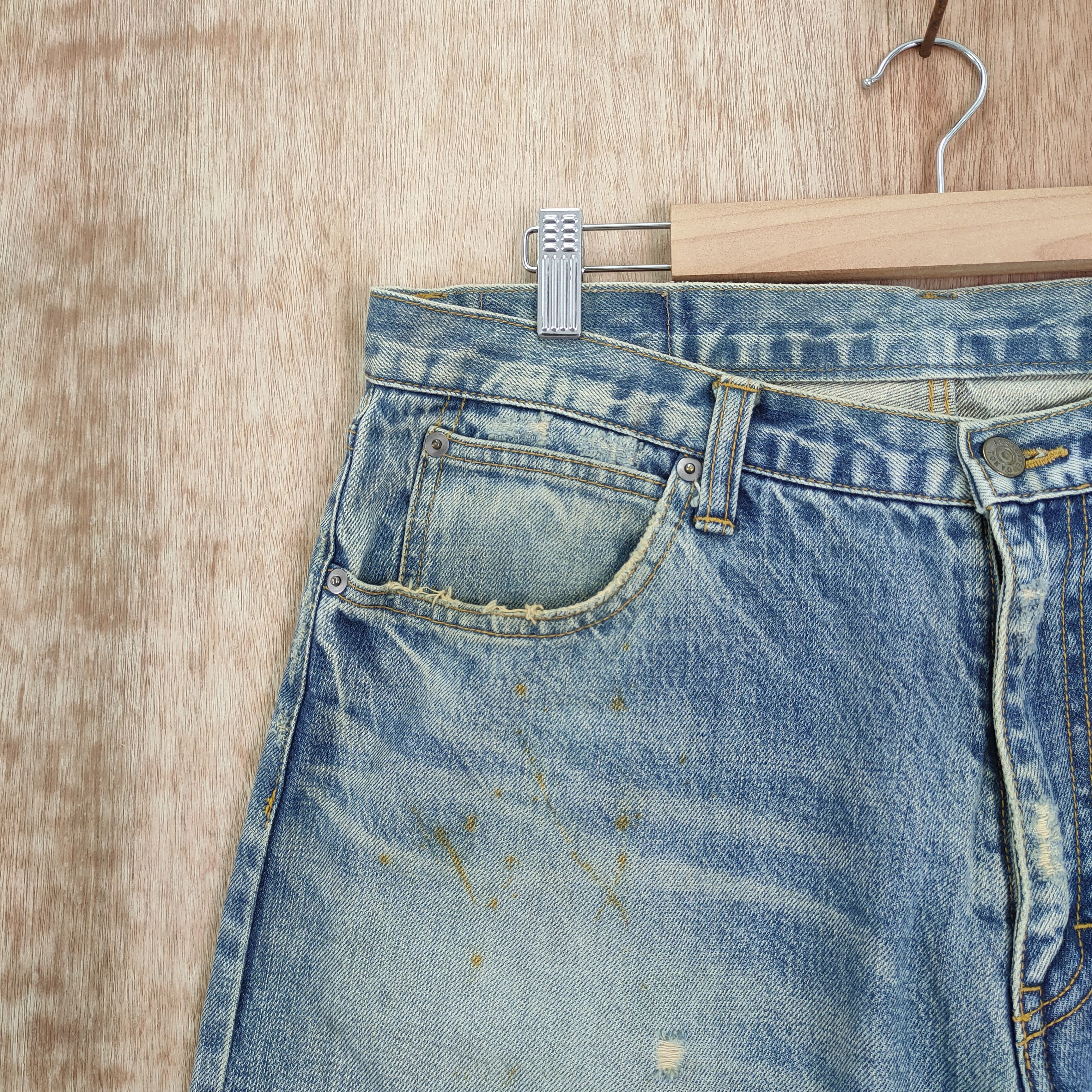 Japanese Brand × Vintage VINTAGE ABSTRISE FADED JEANS DENIM PANTS Size US 36 / EU 52 - 9 Thumbnail