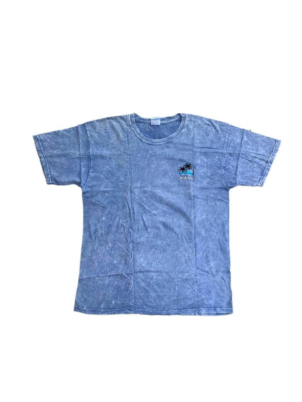 Vintage Vintage 2000s Hawaiian Maui Stone Wash Tshirt Size US L / EU 52-54 / 3 - 1 Thumbnail
