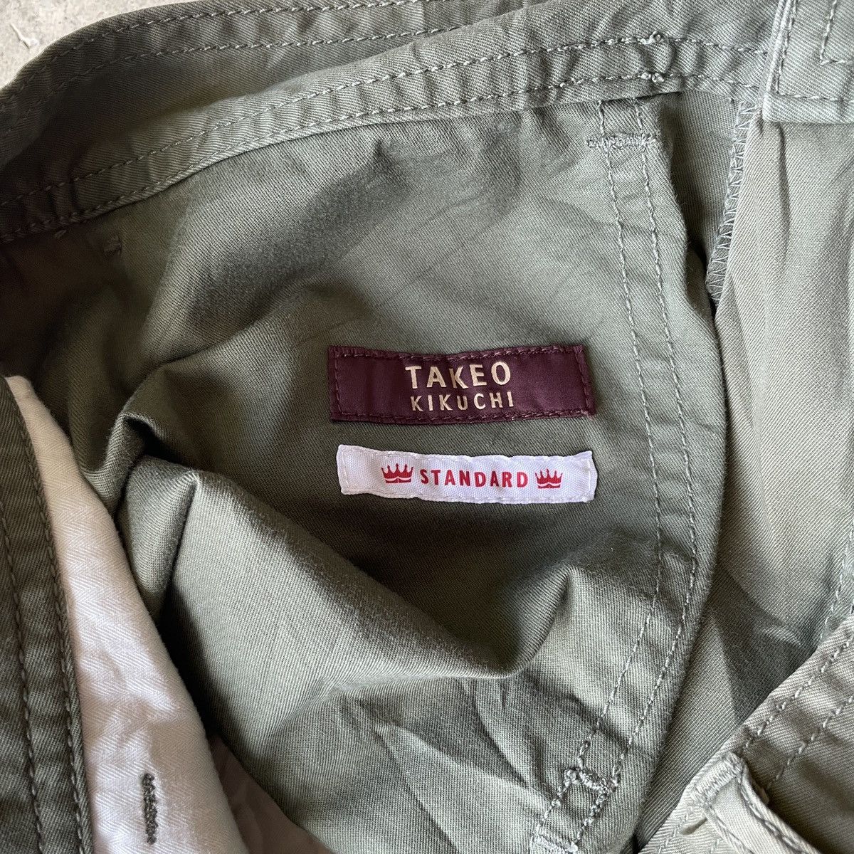 Japanese Brand × Takeo Kikuchi Vintage Takeo Kikuchi Bush Pocket Combat Trousers Pants Size US 33 - 6 Thumbnail