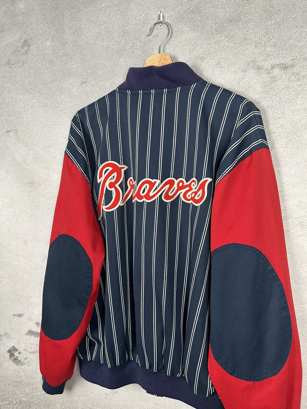 MLB Vintage 90s Atlanta Bravers Starter MLB Varsity Jacket Size US L / EU 52-54 / 3 - 5 Thumbnail