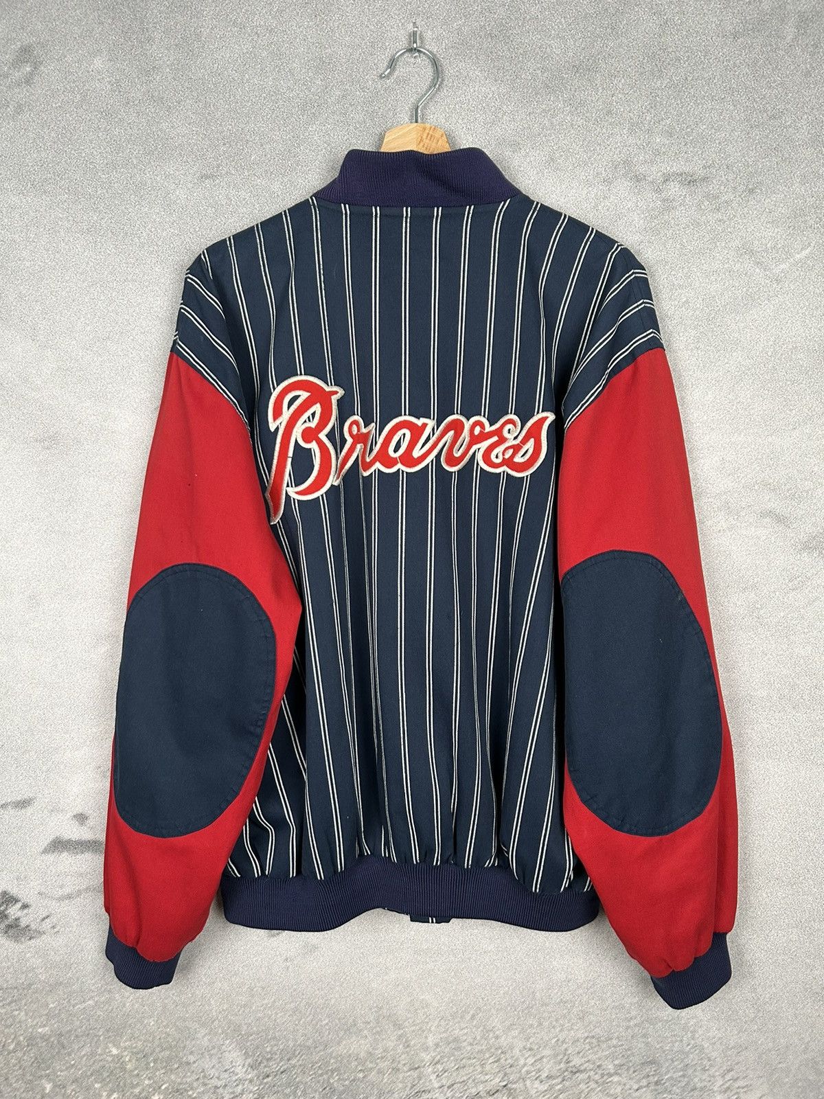 MLB Vintage 90s Atlanta Bravers Starter MLB Varsity Jacket Size US L / EU 52-54 / 3 - 2 Thumbnail