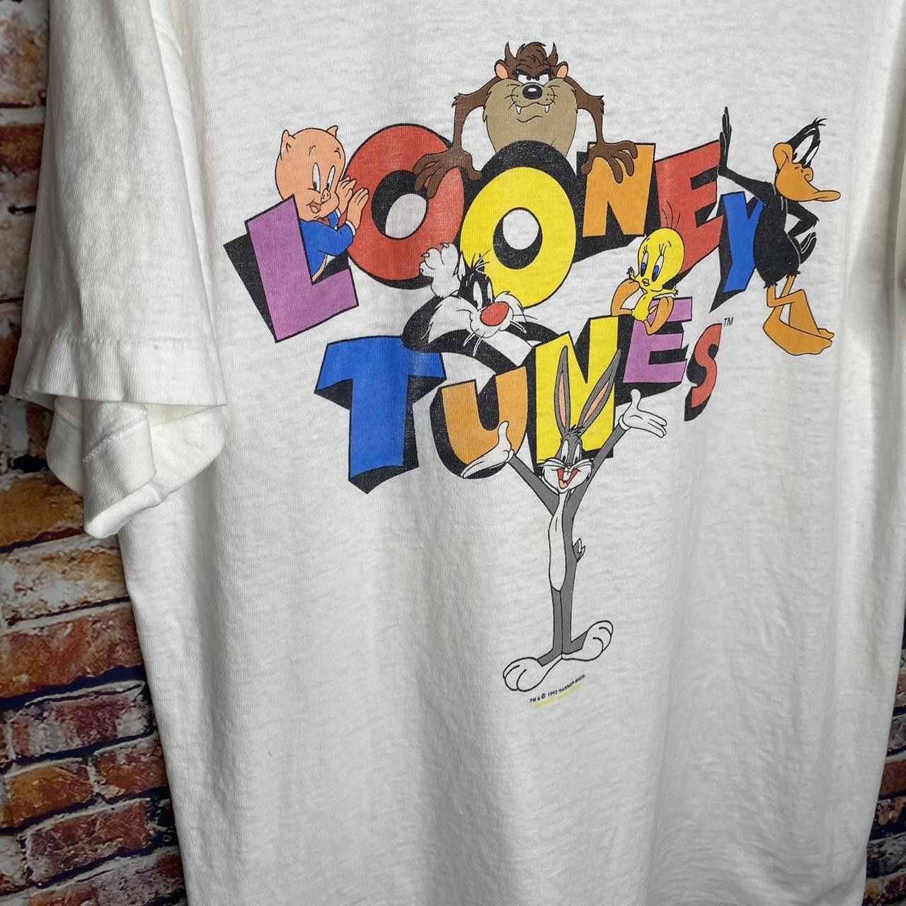 Disney × Vintage × Warner Bros looney tunes off white 1993 - no hoodie coat parka jacket Size US XL / EU 56 / 4 - 2 Thumbnail