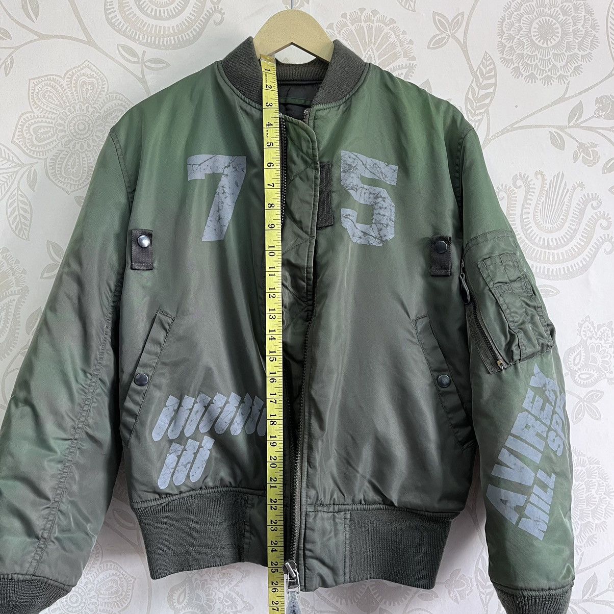 Avirex Rare US Army MA-1 Military Avirex Mill Spec Bomber Jacket Size US S / EU 44-46 / 1 - 3 Thumbnail