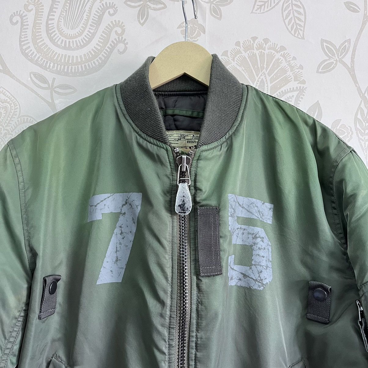 Avirex Rare US Army MA-1 Military Avirex Mill Spec Bomber Jacket Size US S / EU 44-46 / 1 - 21 Thumbnail