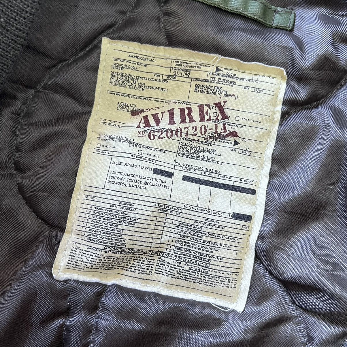 Avirex Rare US Army MA-1 Military Avirex Mill Spec Bomber Jacket Size US S / EU 44-46 / 1 - 4 Thumbnail