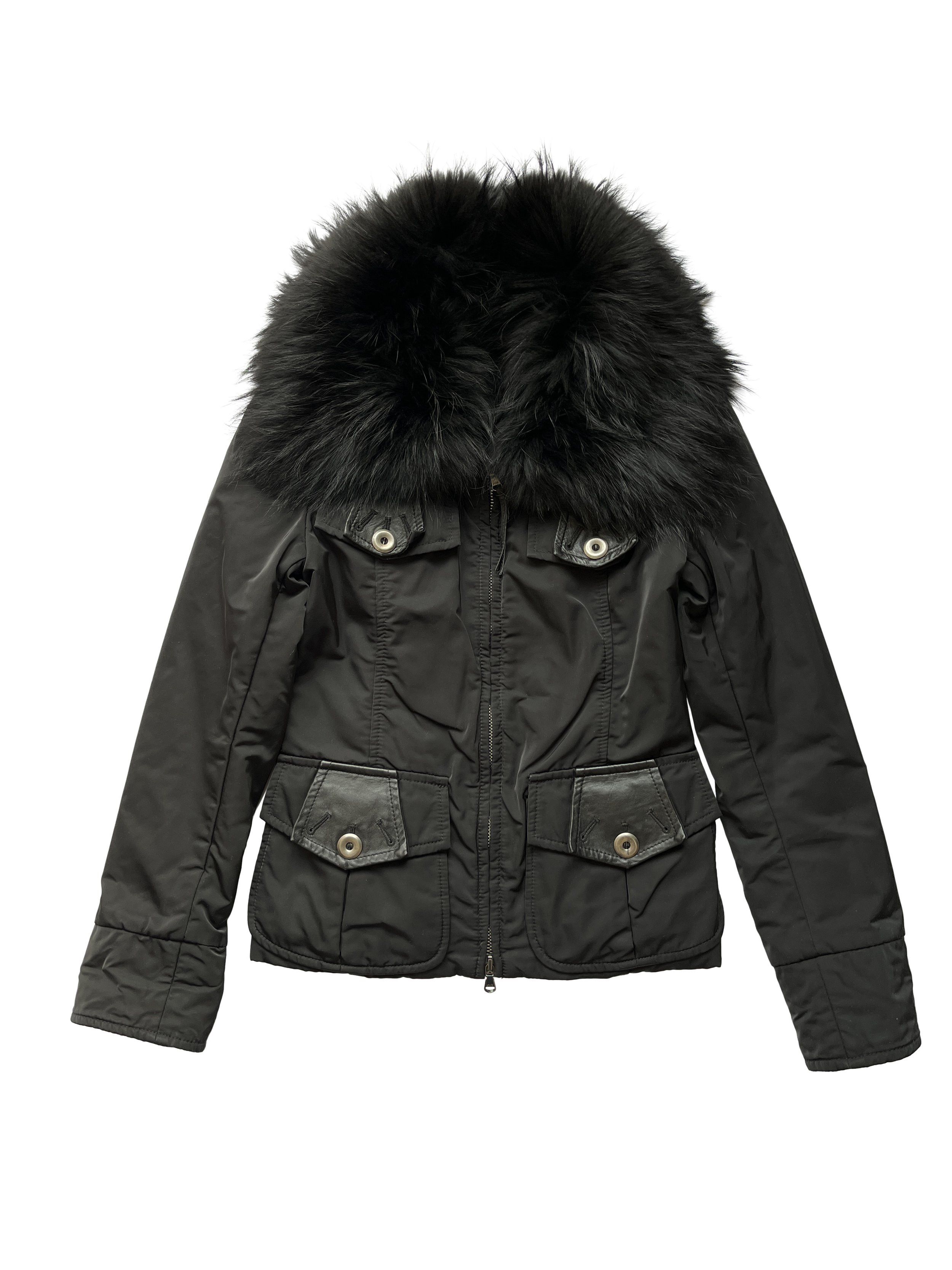 Alexander McQueen ⚡️QUICK SALE⚡️1999 Alexander McQueen Fur Collar Coat Size S / US 4 / IT 40 - 1 Thumbnail