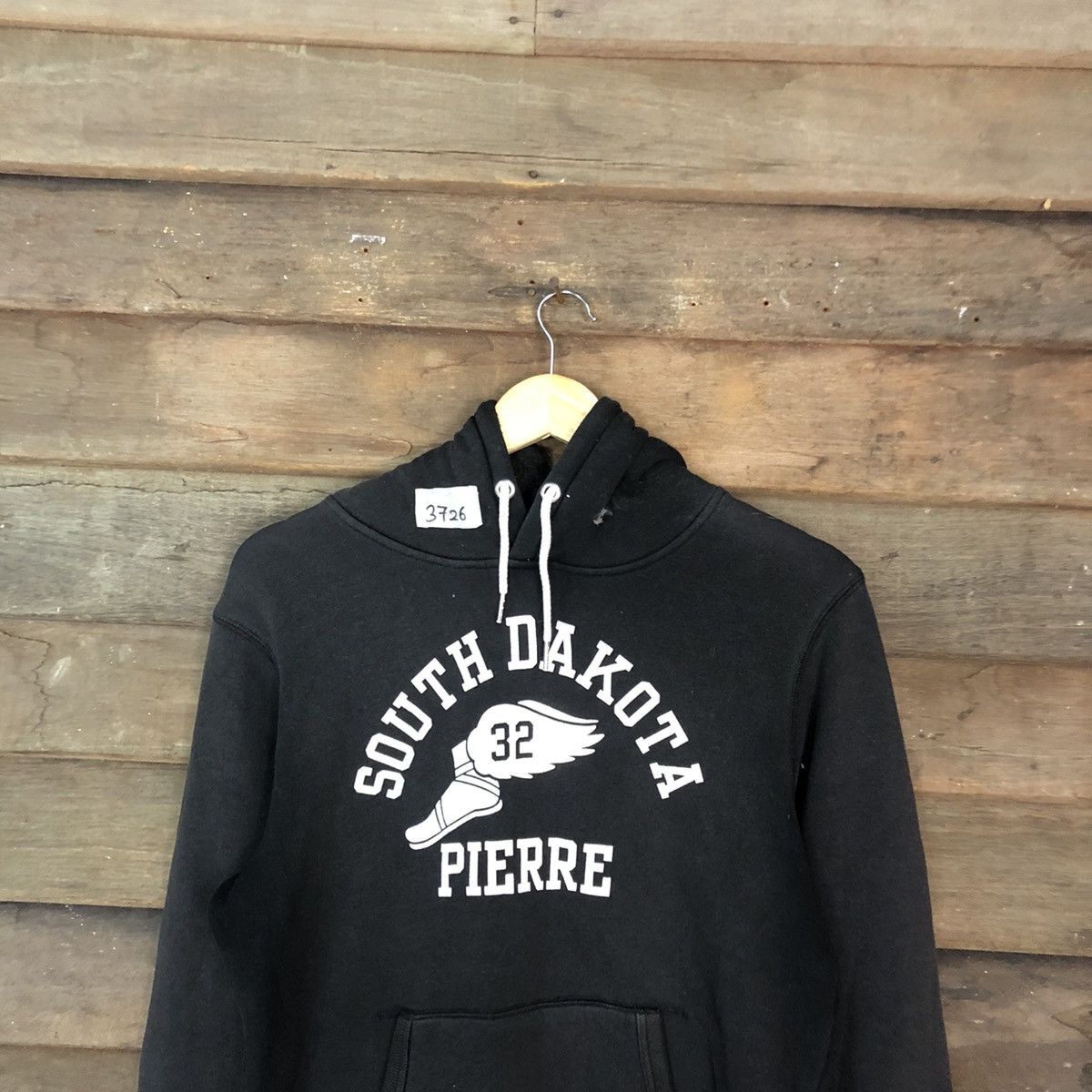 Japanese Brand South Dakota Black Hoodies sweatshirt #3726 Size US M / EU 48-50 / 2 - 2 Thumbnail