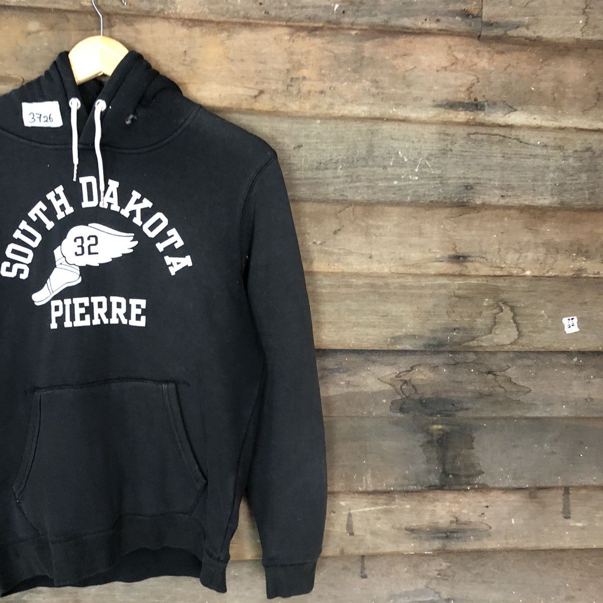 Japanese Brand South Dakota Black Hoodies sweatshirt #3726 Size US M / EU 48-50 / 2 - 5 Thumbnail