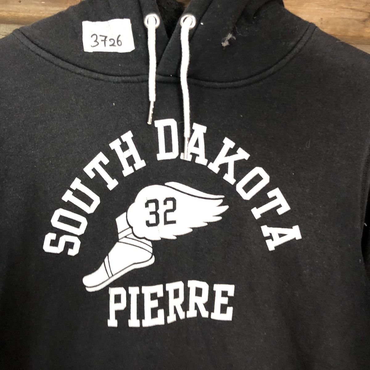 Japanese Brand South Dakota Black Hoodies sweatshirt #3726 Size US M / EU 48-50 / 2 - 10 Thumbnail