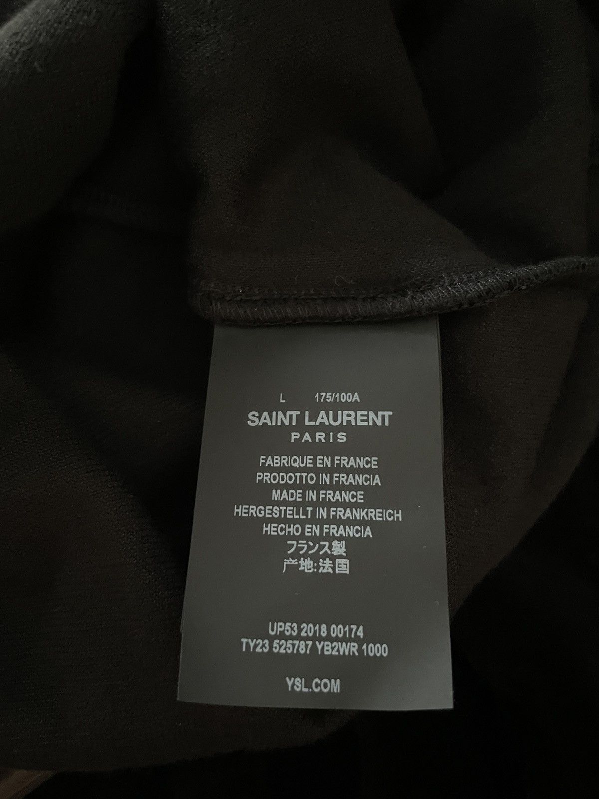 Hedi Slimane × Saint Laurent Paris × Yves Saint Laurent Rare Limited Edition Runway Velvet Hoodie Ripped Distressed Size US M / EU 48-50 / 2 - 6 Thumbnail