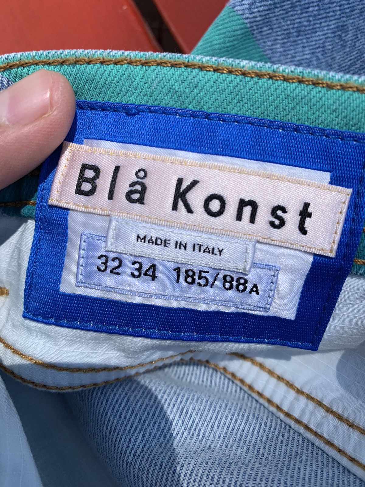 Acne Studios Bla Konst land Print jeans Size US 32 / EU 48 - 7 Thumbnail
