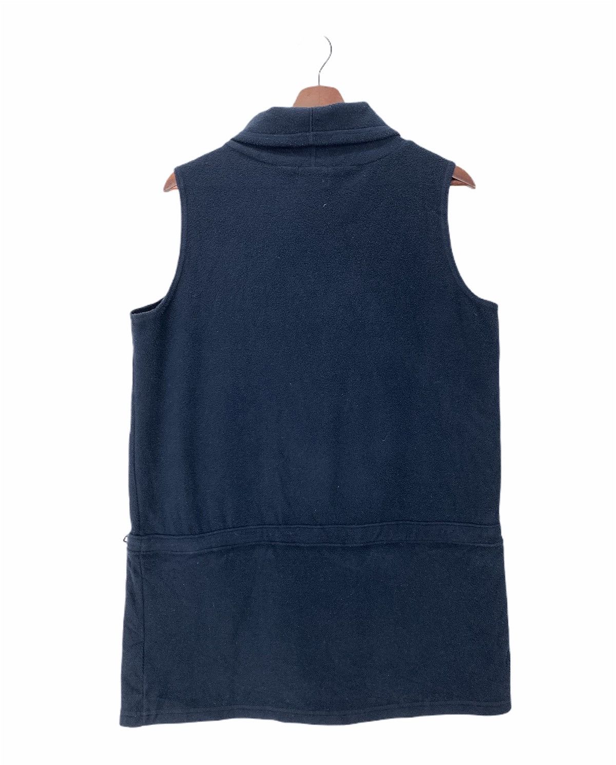 Japanese Brand × Spalding SPALDING Vintage Fleece Turtleneck Long Vest Jacket Sweater Size L / US 10 / IT 46 - 2 Thumbnail