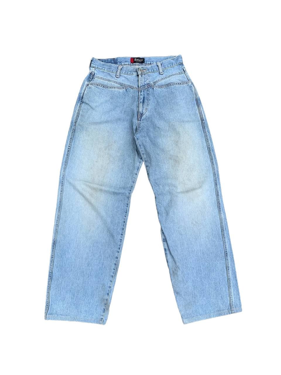 Edwin Vintage Edwin Washed Denim Baggy Jeans Size US 29 - 1 Thumbnail