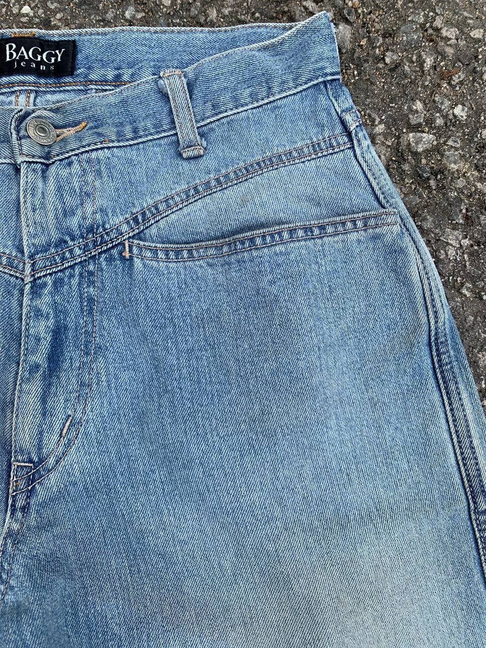 Edwin Vintage Edwin Washed Denim Baggy Jeans Size US 29 - 3 Thumbnail