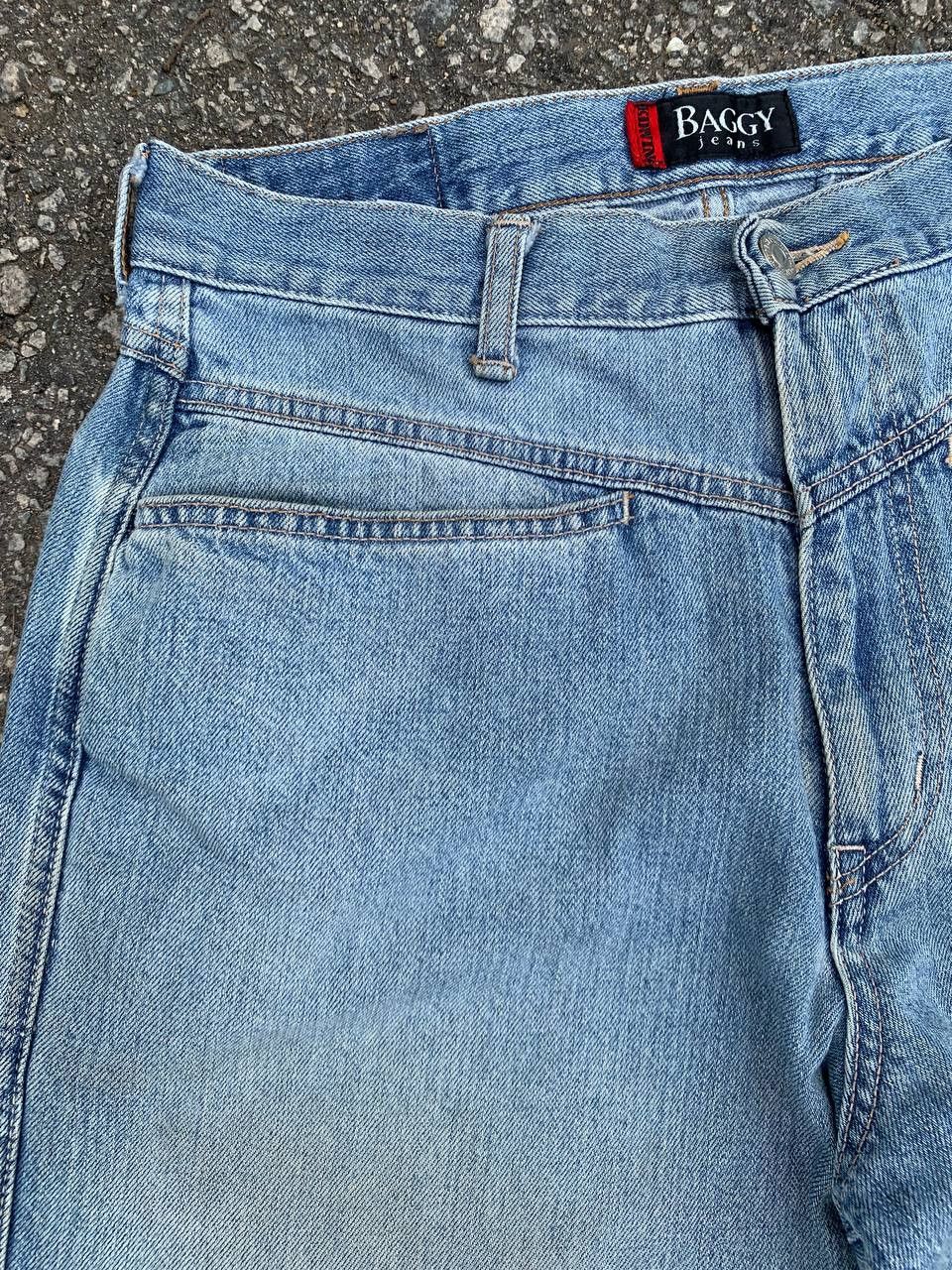 Edwin Vintage Edwin Washed Denim Baggy Jeans Size US 29 - 4 Thumbnail