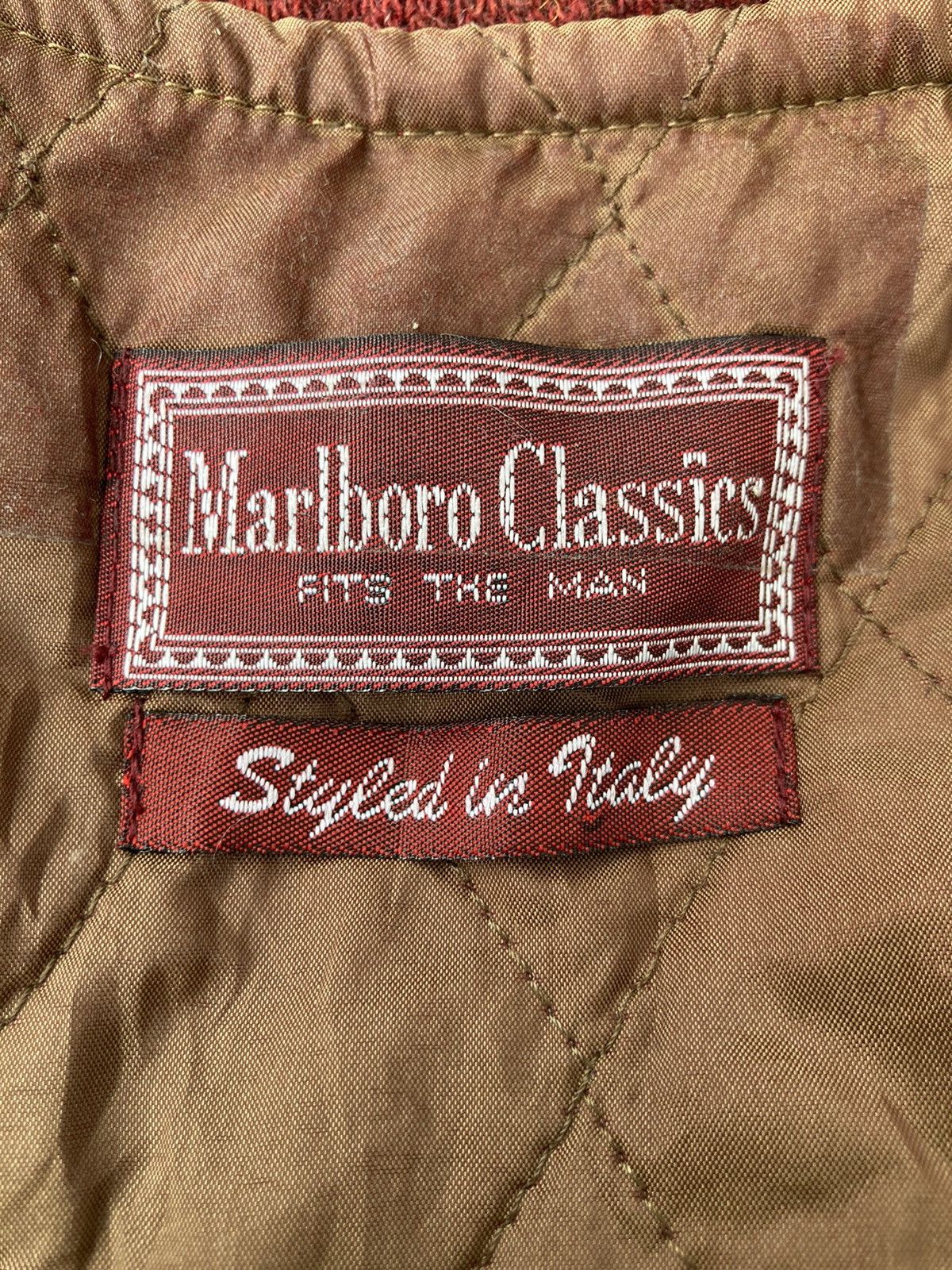Marlboro × Marlboro Classics × Vintage VINTAGE MALBORO CLASSICS WOOL BOMBER JACKET Size US M / EU 48-50 / 2 - 8 Thumbnail