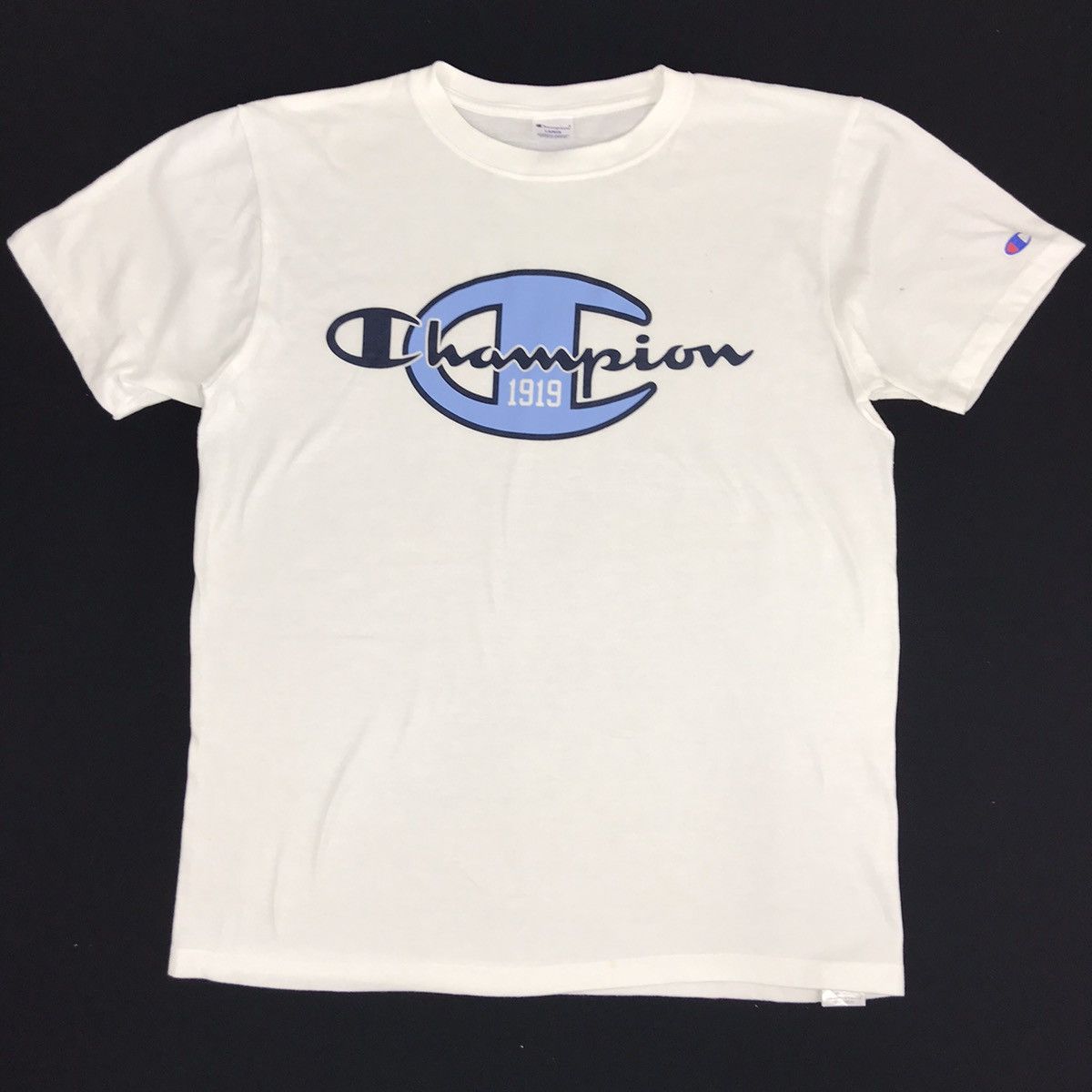 Champion Vintage Champion Big Logo Spell Out T Shirt Tee Athletic Size US M / EU 48-50 / 2 - 1 Thumbnail