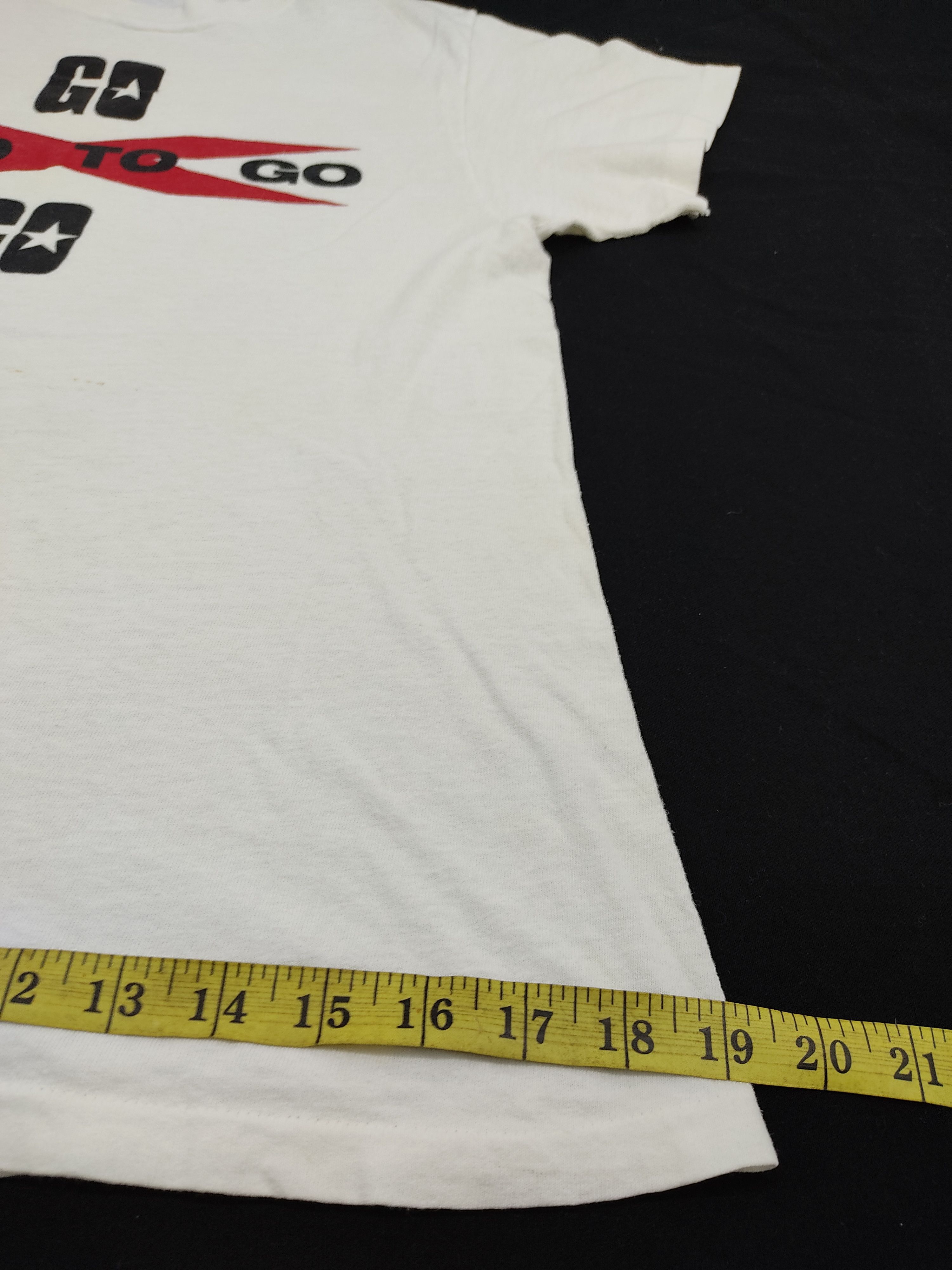Hanes Vintage 80s USA Good To Go Brand Team Logo Motivation Qoute Size S / US 4 / IT 40 - 7 Thumbnail