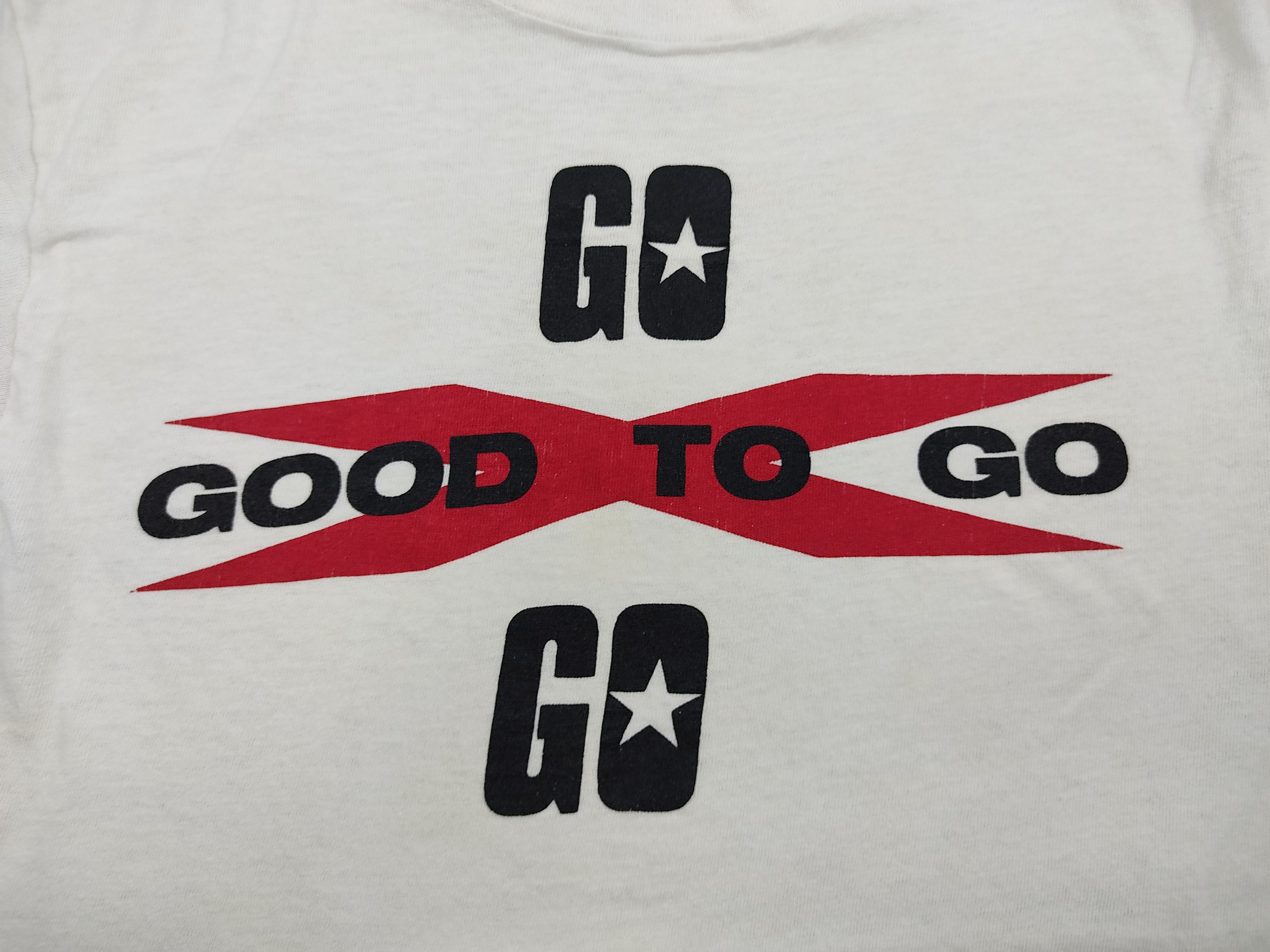 Hanes Vintage 80s USA Good To Go Brand Team Logo Motivation Qoute Size S / US 4 / IT 40 - 2 Thumbnail