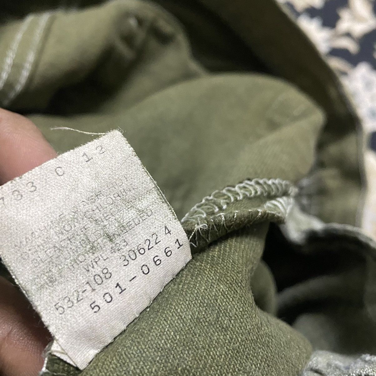 Levi's Vintage 80s Levis 501 Olive Green Faded Jeans 31x28 Size US 31 - 16 Thumbnail