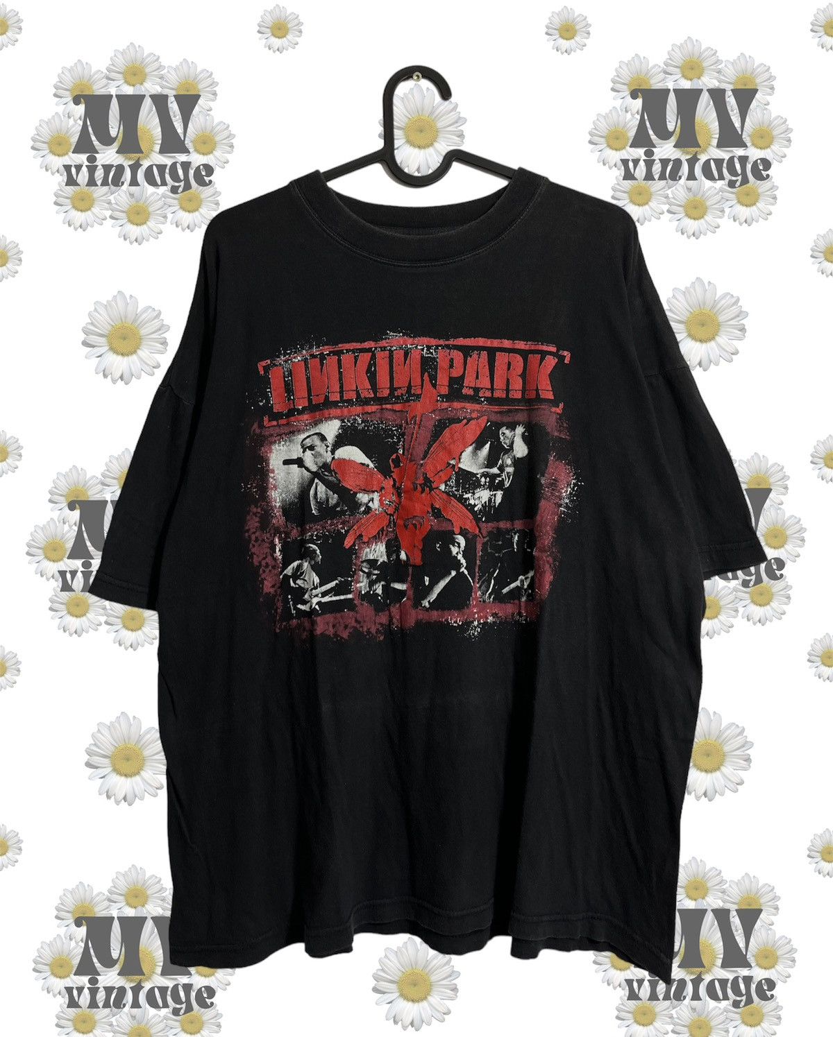 90s~00s LINKIN PARK Tシャツ Hanes バンド ビンテージ