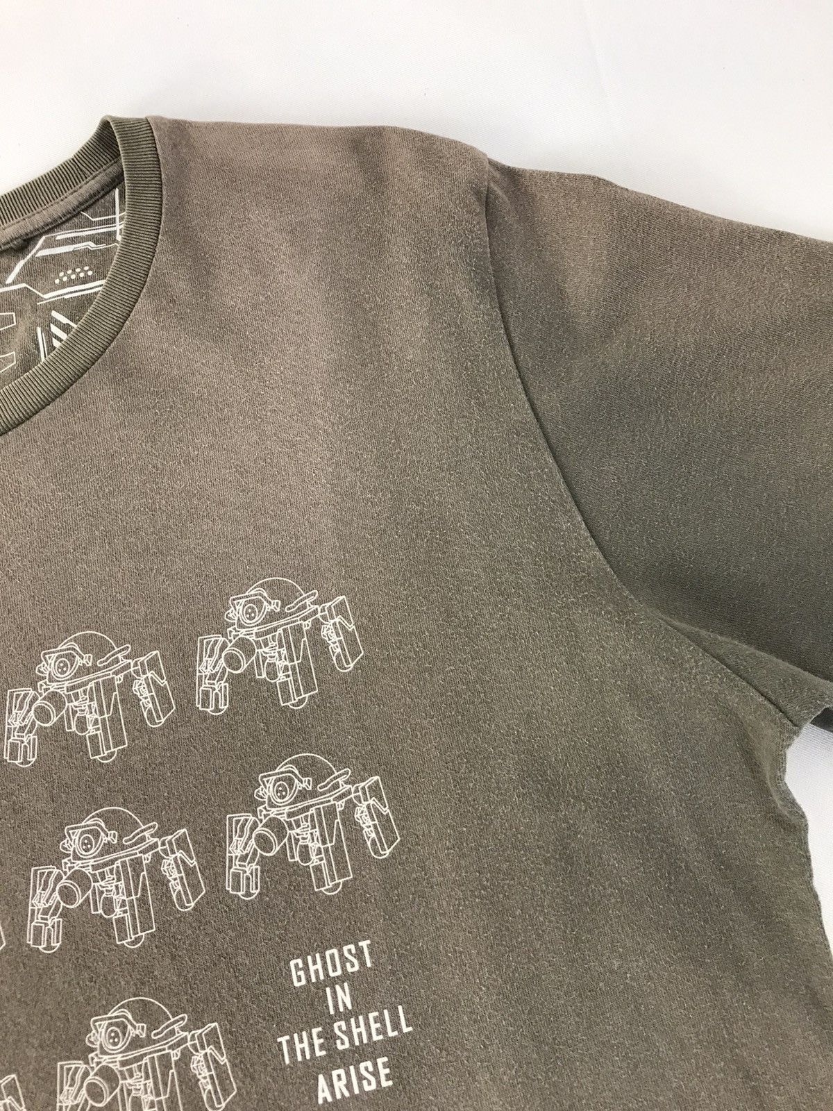 Anime Anime Ghost In The Shell Robot Tachikoma Faded Colour Tee Size US L / EU 52-54 / 3 - 7 Thumbnail