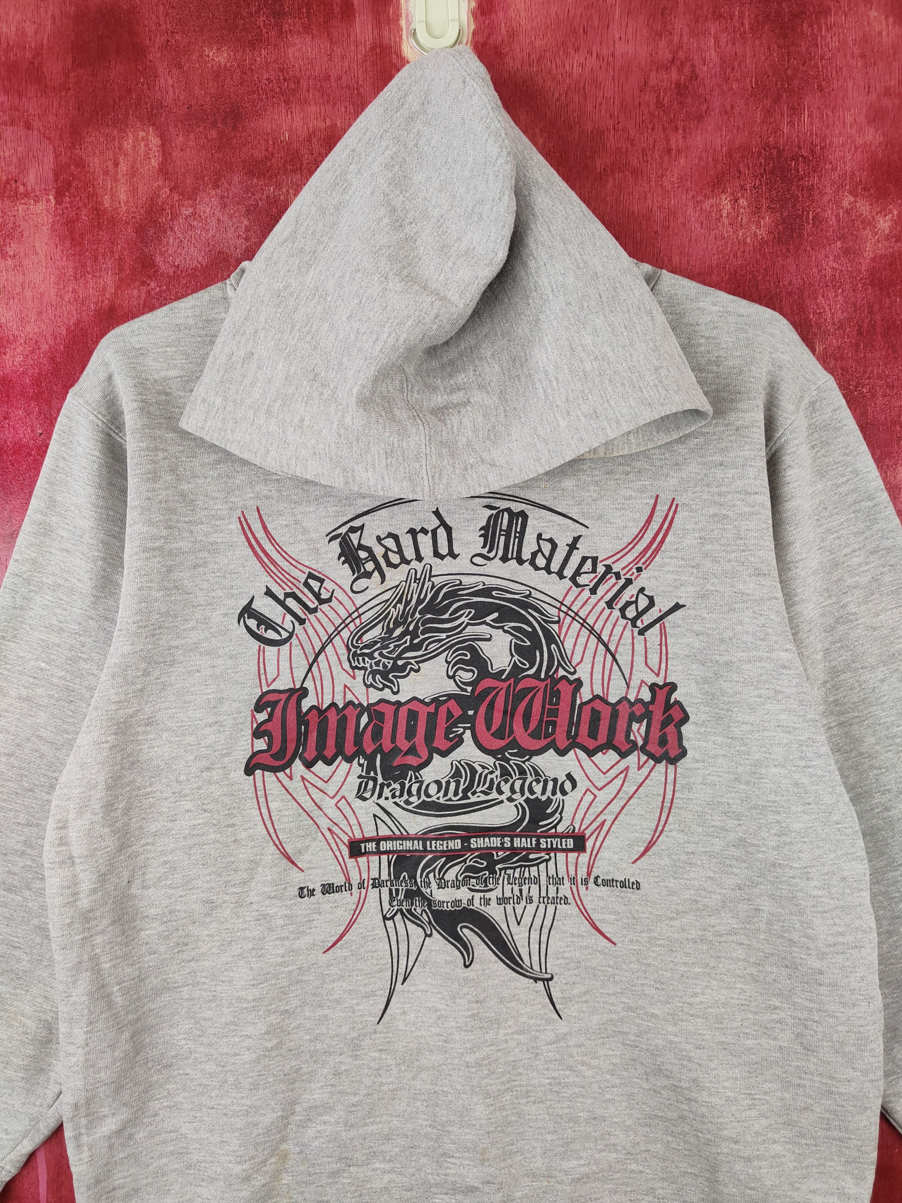 Japanese Brand Image Work dragon japan Gray Sweatshirt #5550 Size S / US 4 / IT 40 - 2 Thumbnail