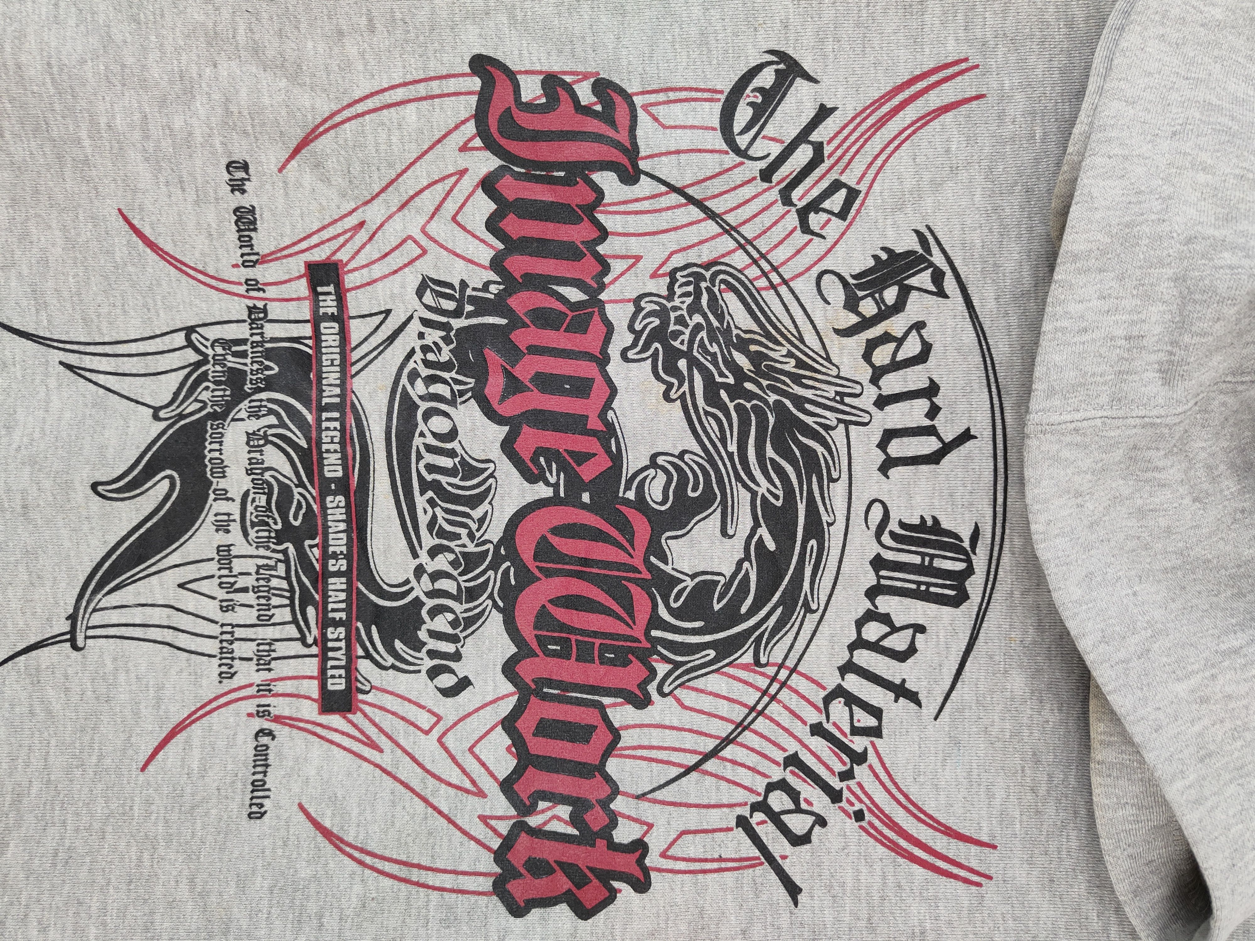 Japanese Brand Image Work dragon japan Gray Sweatshirt #5550 Size S / US 4 / IT 40 - 3 Thumbnail