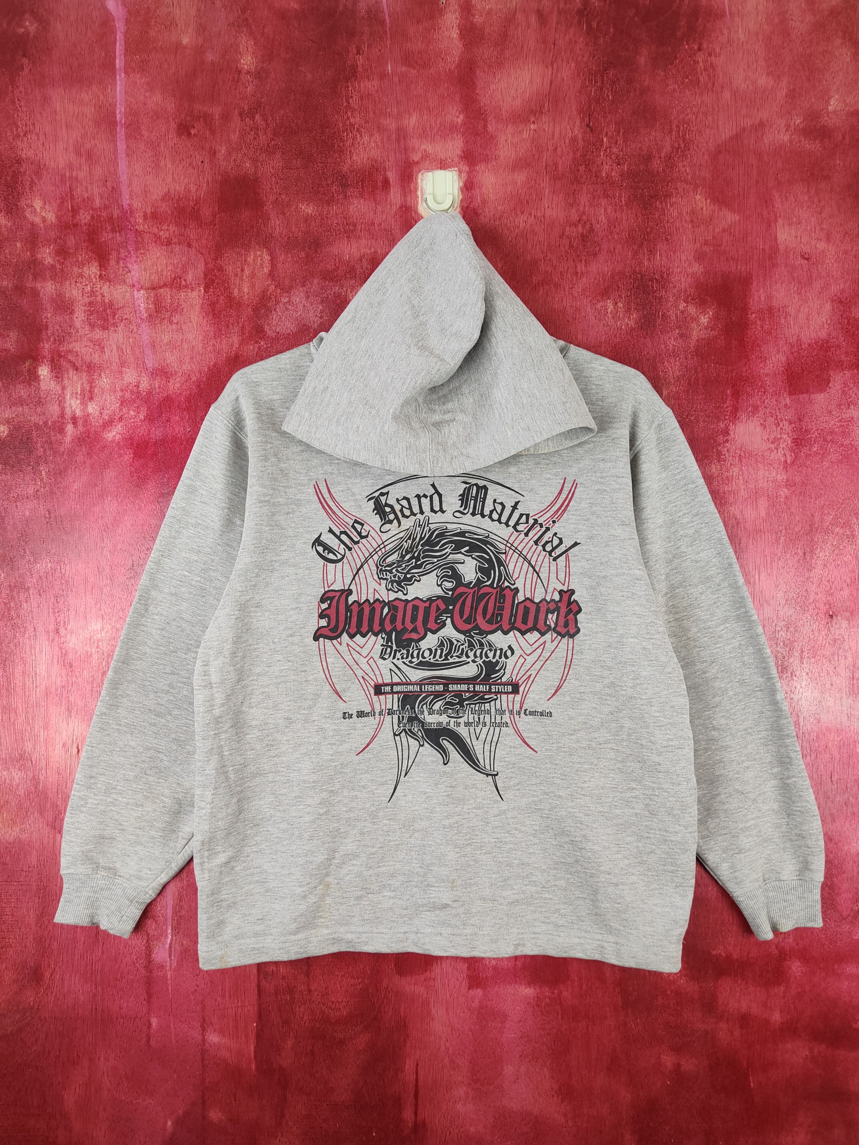 Japanese Brand Image Work dragon japan Gray Sweatshirt #5550 Size S / US 4 / IT 40 - 1 Thumbnail