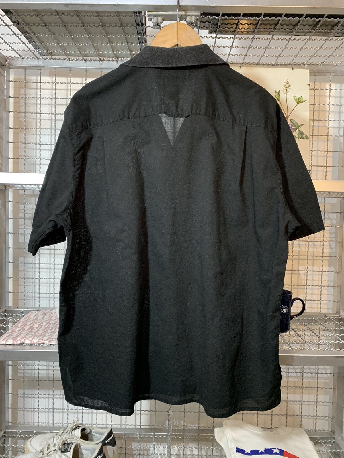 Esprit Vintage Esprit black linen shirt. Size US L / EU 52-54 / 3 - 7 Thumbnail