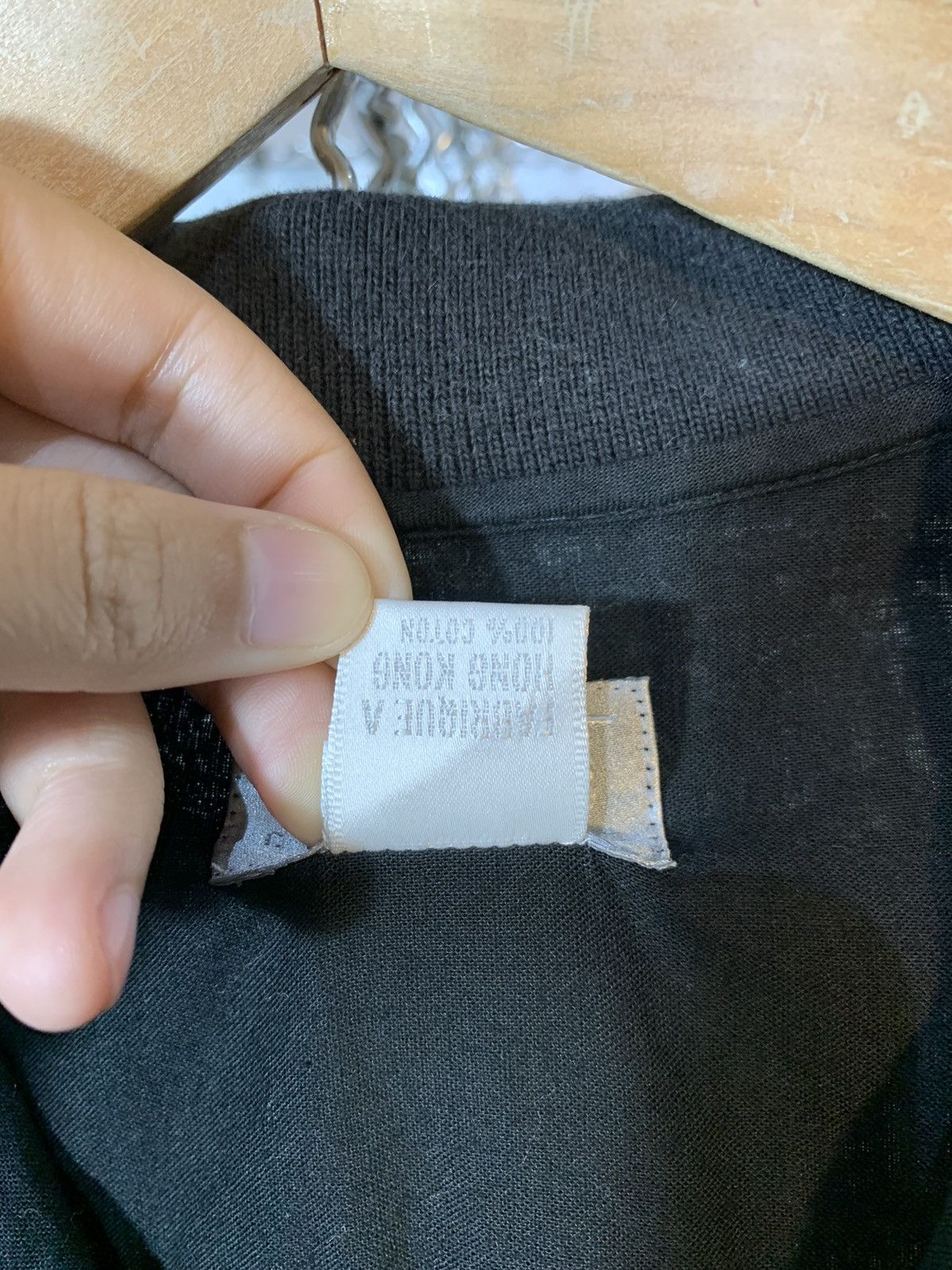 Esprit Vintage Esprit black linen shirt. Size US L / EU 52-54 / 3 - 6 Thumbnail