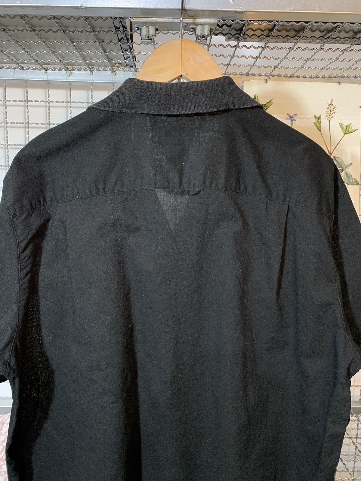 Esprit Vintage Esprit black linen shirt. Size US L / EU 52-54 / 3 - 9 Thumbnail