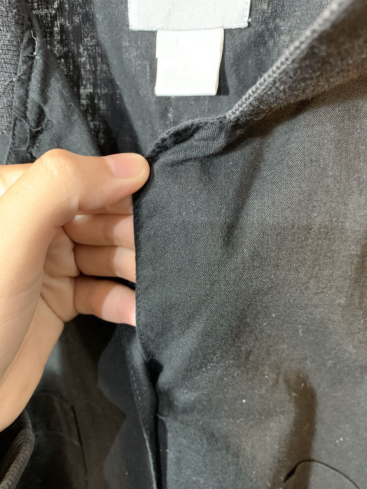 Esprit Vintage Esprit black linen shirt. Size US L / EU 52-54 / 3 - 4 Thumbnail