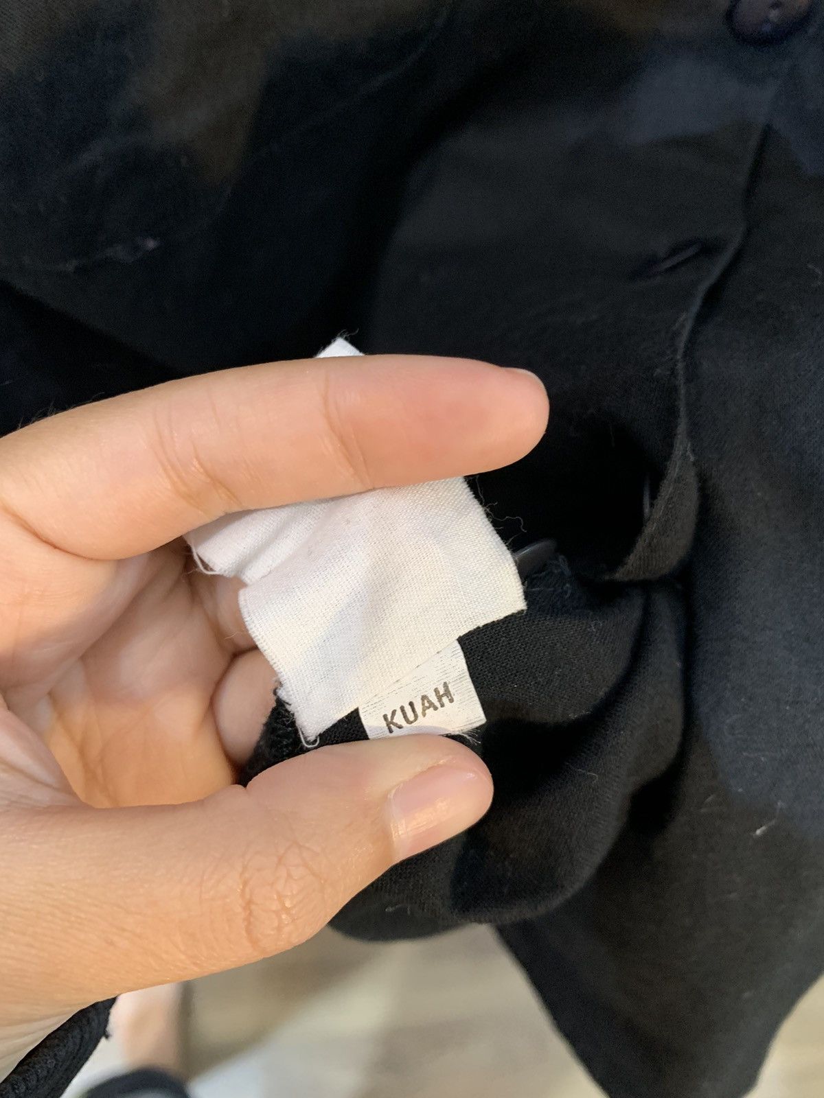 Esprit Vintage Esprit black linen shirt. Size US L / EU 52-54 / 3 - 11 Thumbnail