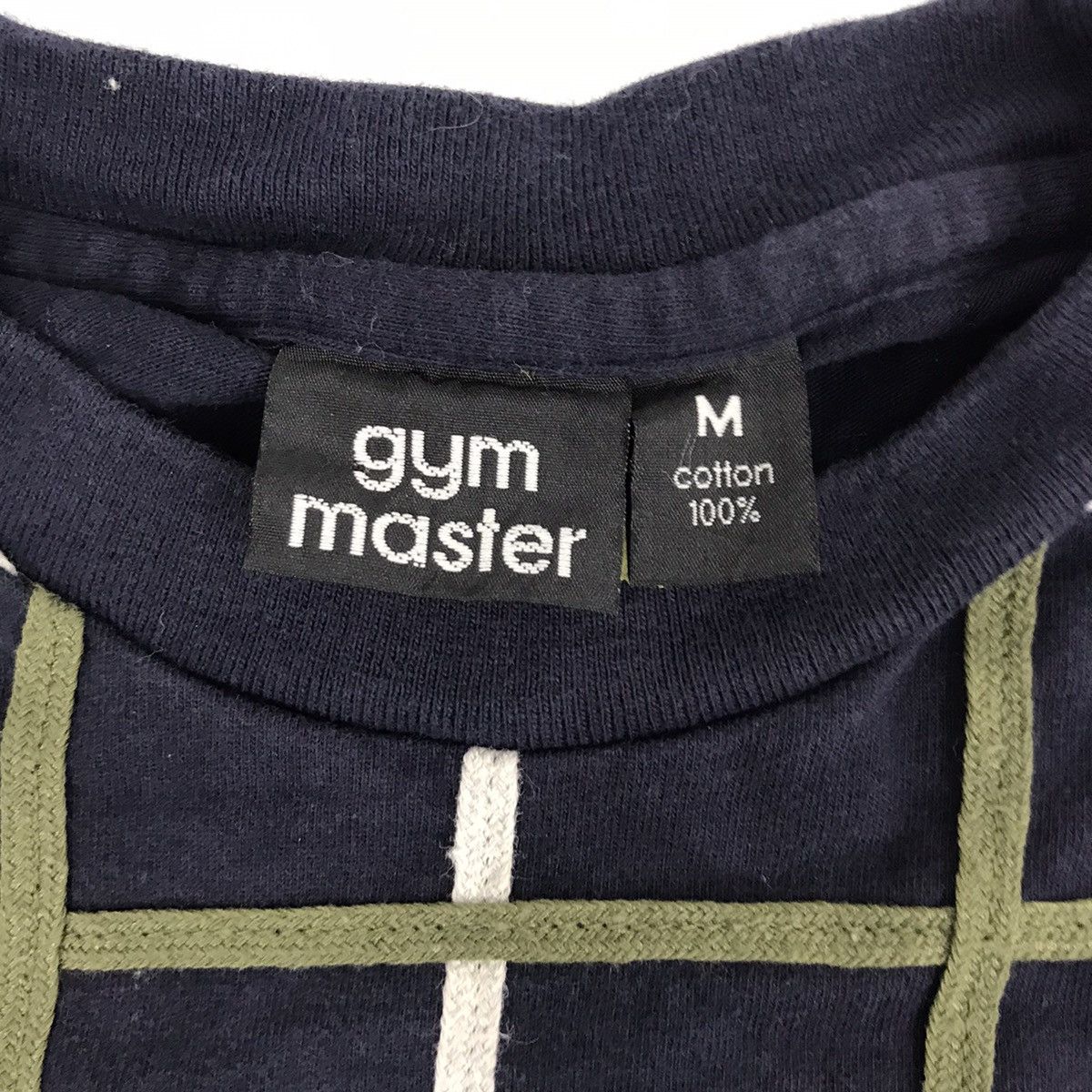 Japanese Brand Gym Master Plaid Checked Classic Patchwork Printed Tee Size M / US 6-8 / IT 42-44 - 5 Thumbnail