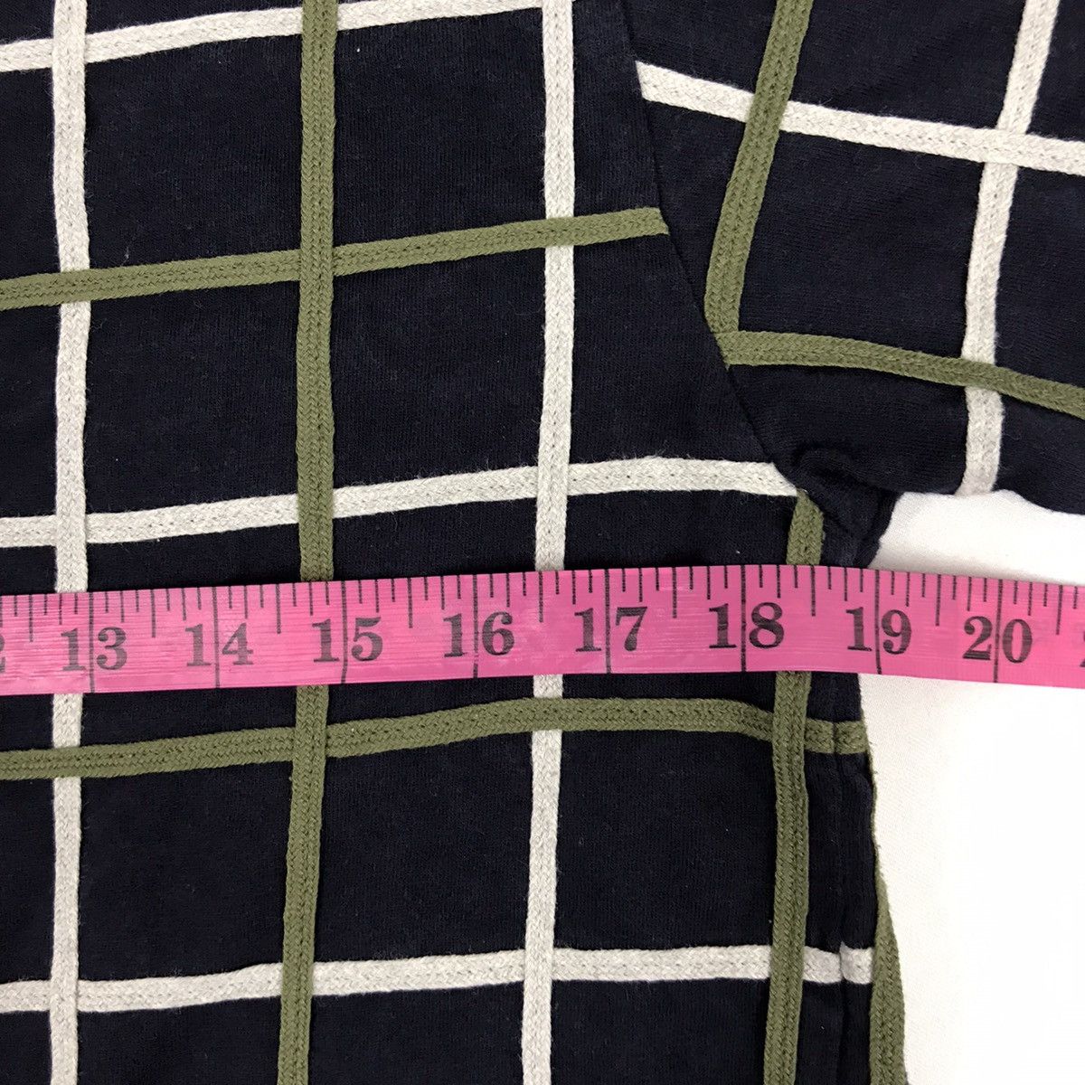 Japanese Brand Gym Master Plaid Checked Classic Patchwork Printed Tee Size M / US 6-8 / IT 42-44 - 3 Thumbnail