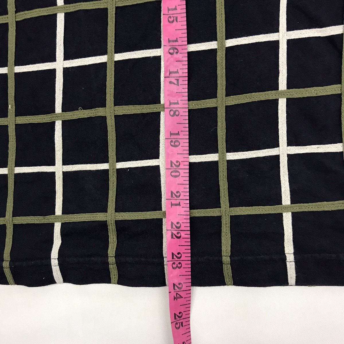 Japanese Brand Gym Master Plaid Checked Classic Patchwork Printed Tee Size M / US 6-8 / IT 42-44 - 4 Thumbnail