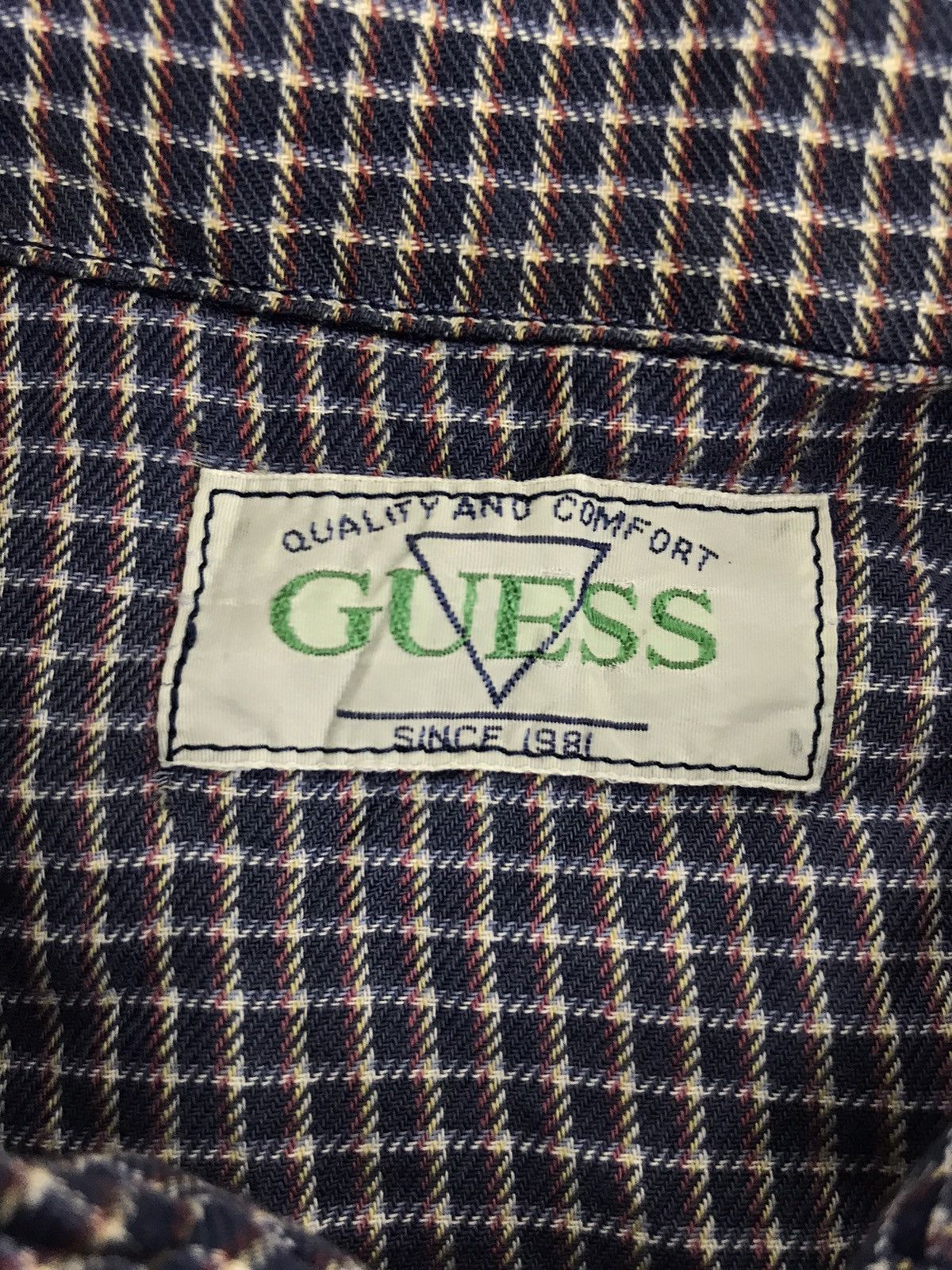 Guess Vintage Guess Plaid Checked Embroidery Logo Classic Size US M / EU 48-50 / 2 - 3 Thumbnail