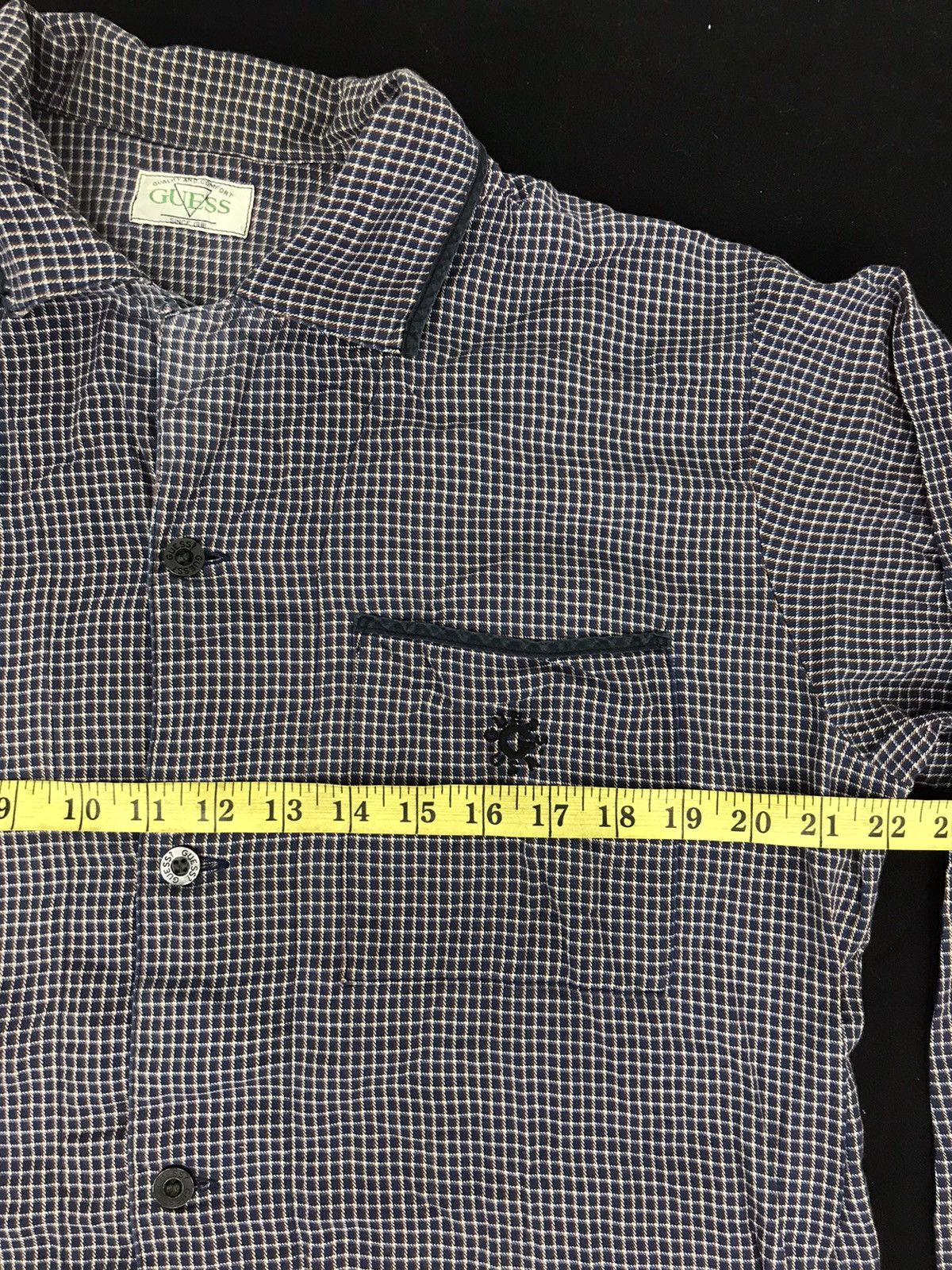 Guess Vintage Guess Plaid Checked Embroidery Logo Classic Size US M / EU 48-50 / 2 - 4 Thumbnail